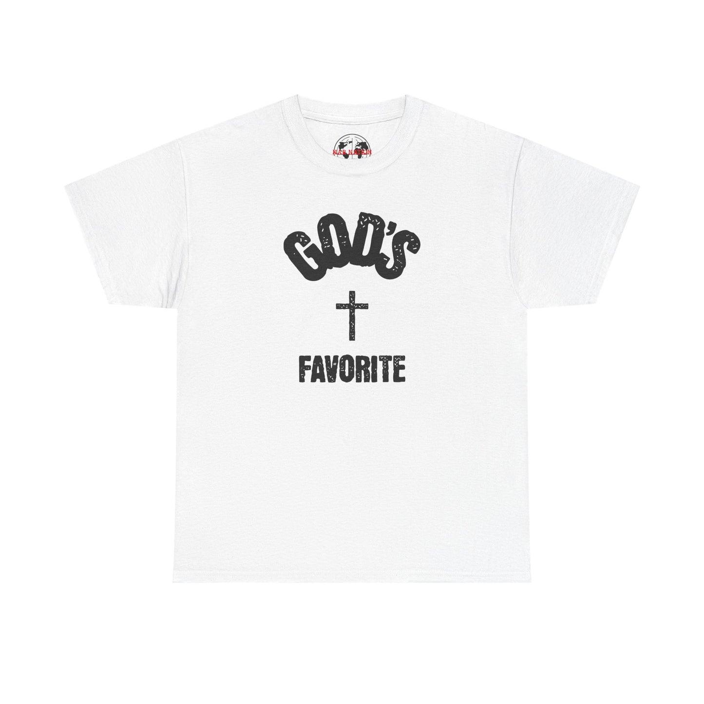 God's Favorite T-Shirt — Christian Cross Faith Graphic Tee