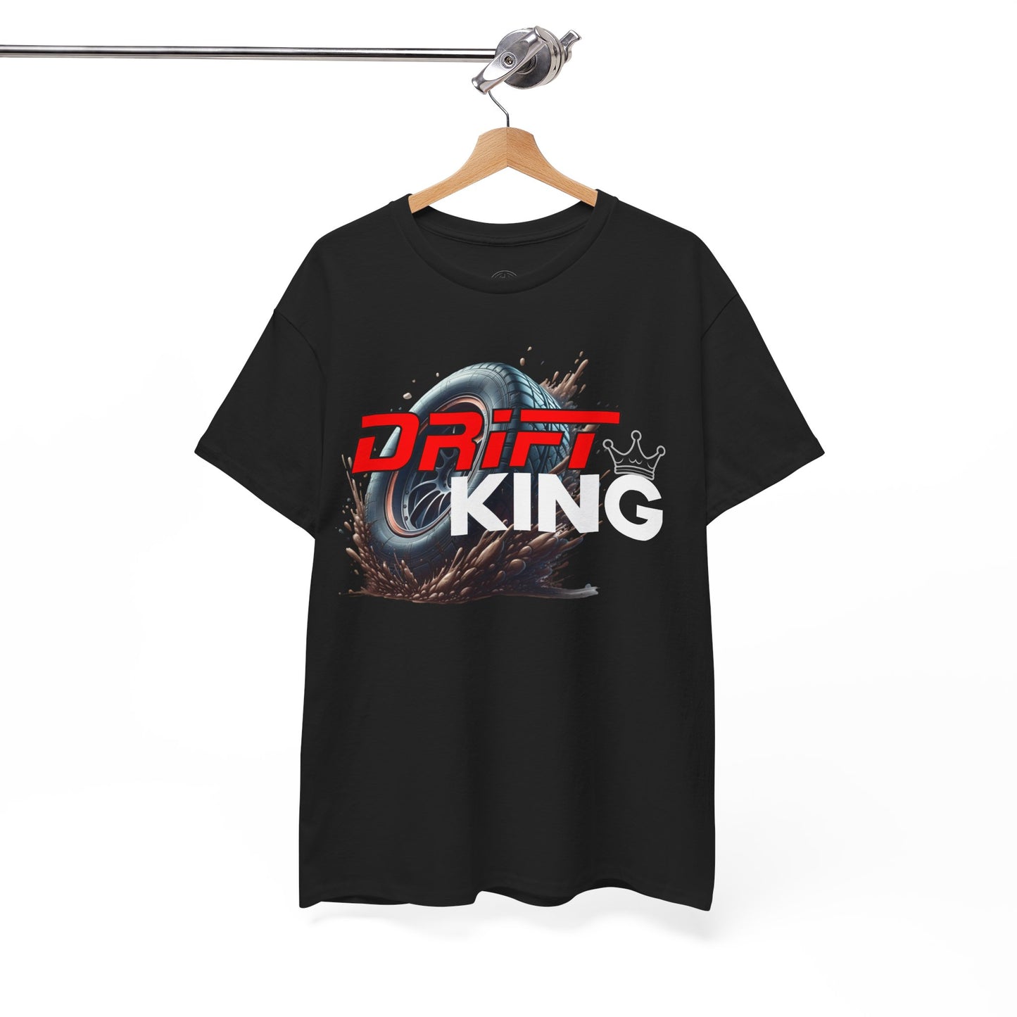 Drift King Unisex Cotton Tee - Perfect Gift for Car Enthusiasts, Motorsport Fans, Car Shows, Street Racing Events, Casual Wear