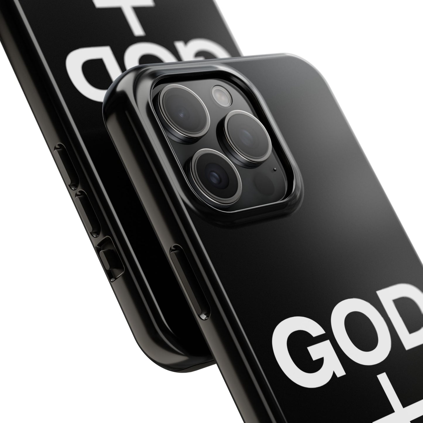 God First iPhone compatible phone case | Christian cross phone case faith accessory