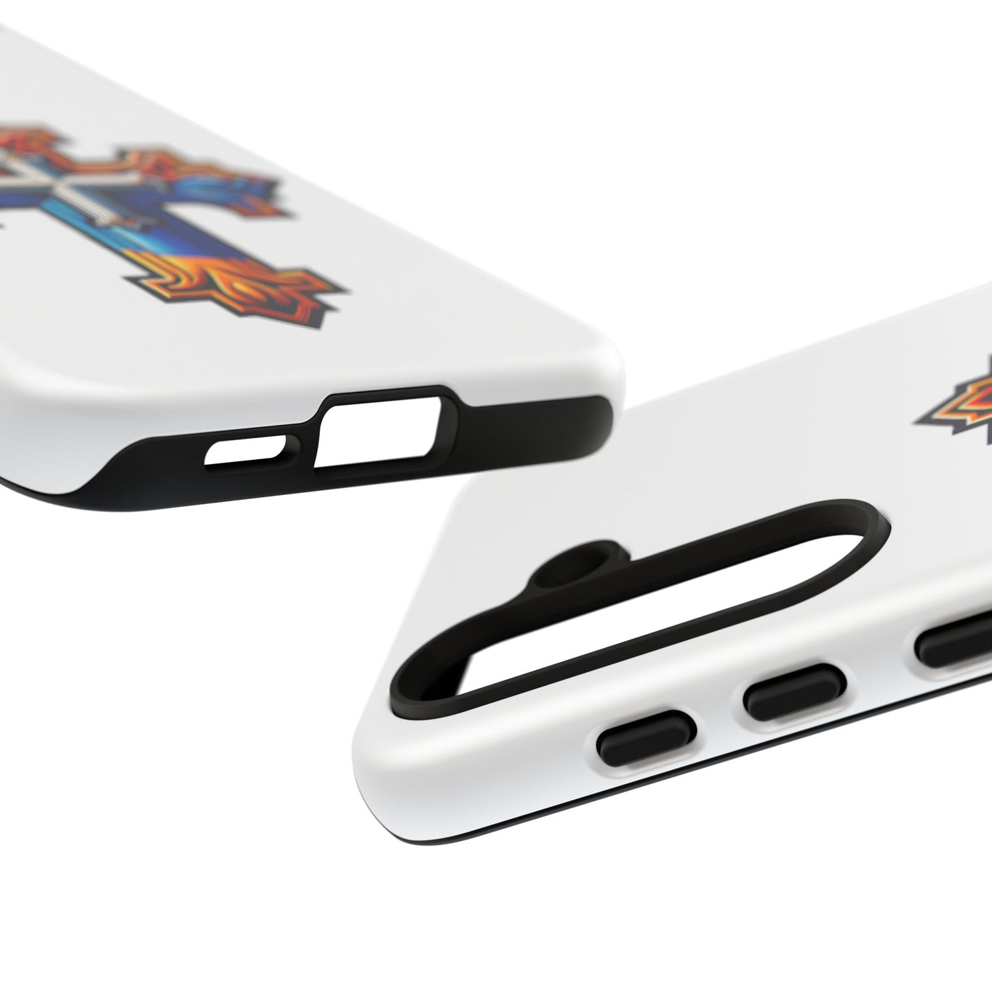Armenian cross flag phone case iPhone Samsung Google, Christian phone case, white phone case