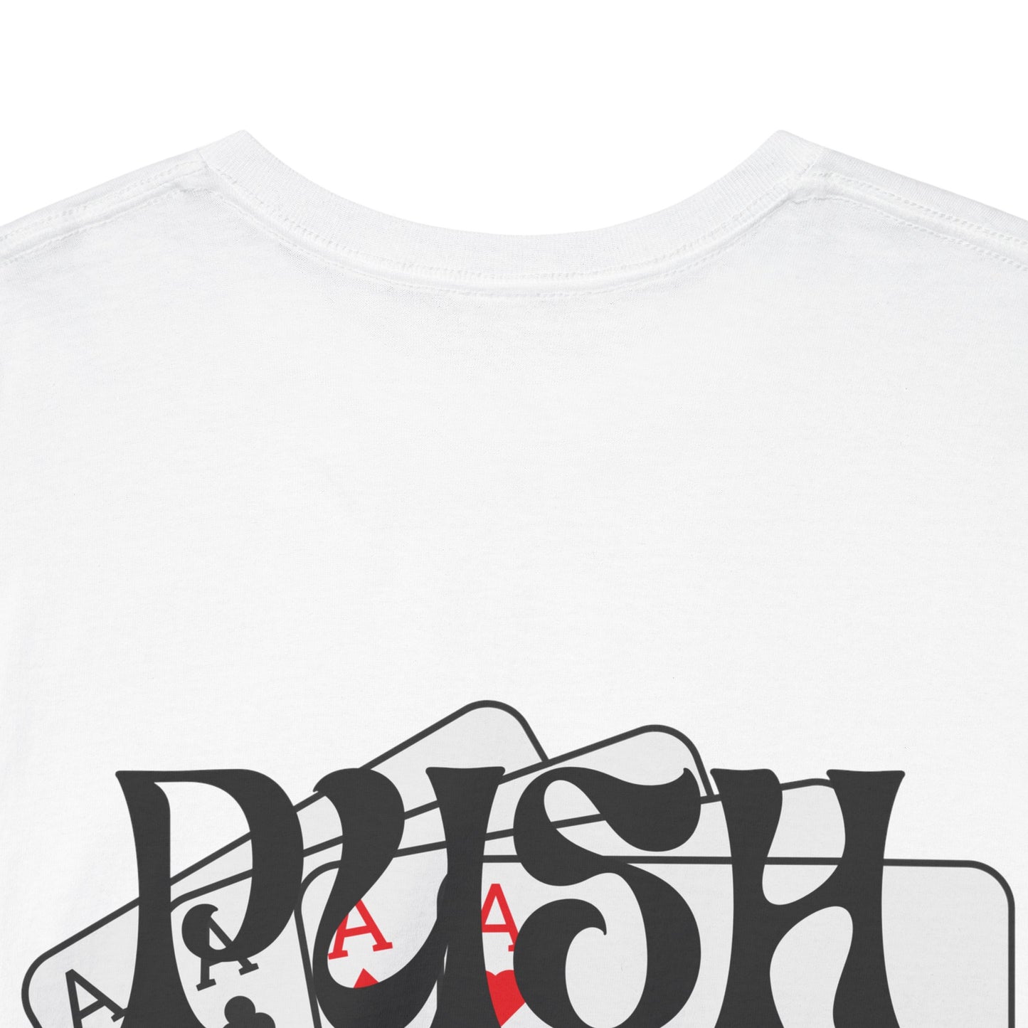 Push Your Luck T-Shirt, Fun Graphic Tee, Gamblers shirt Gift, Casual Streetwear, Card Game Apparel, Unisex Heavy Cotton Tee