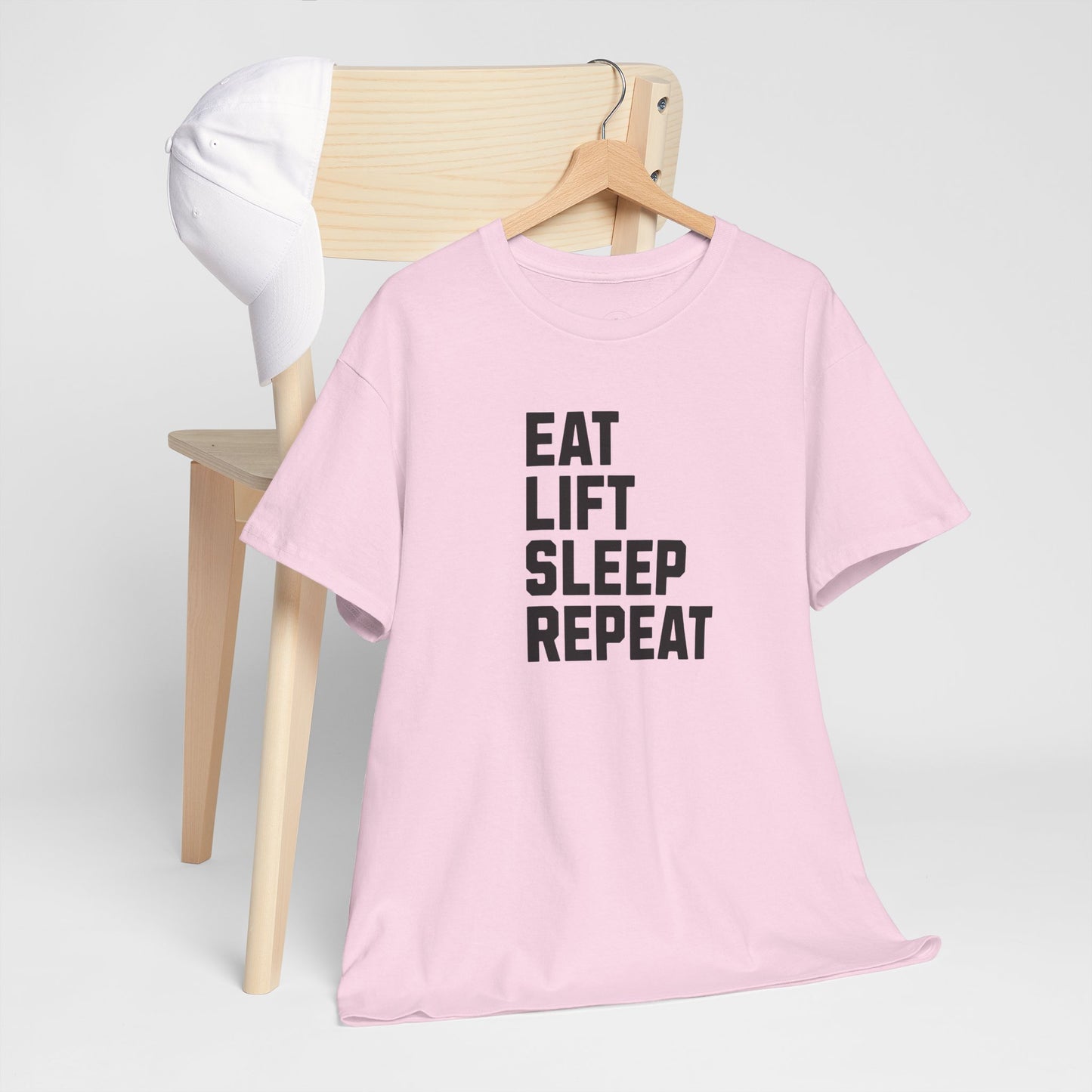 Eat Lift Sleep Repeat, Gym Shirt, Workout Tee, Fitness Apparel, Motivation Gift