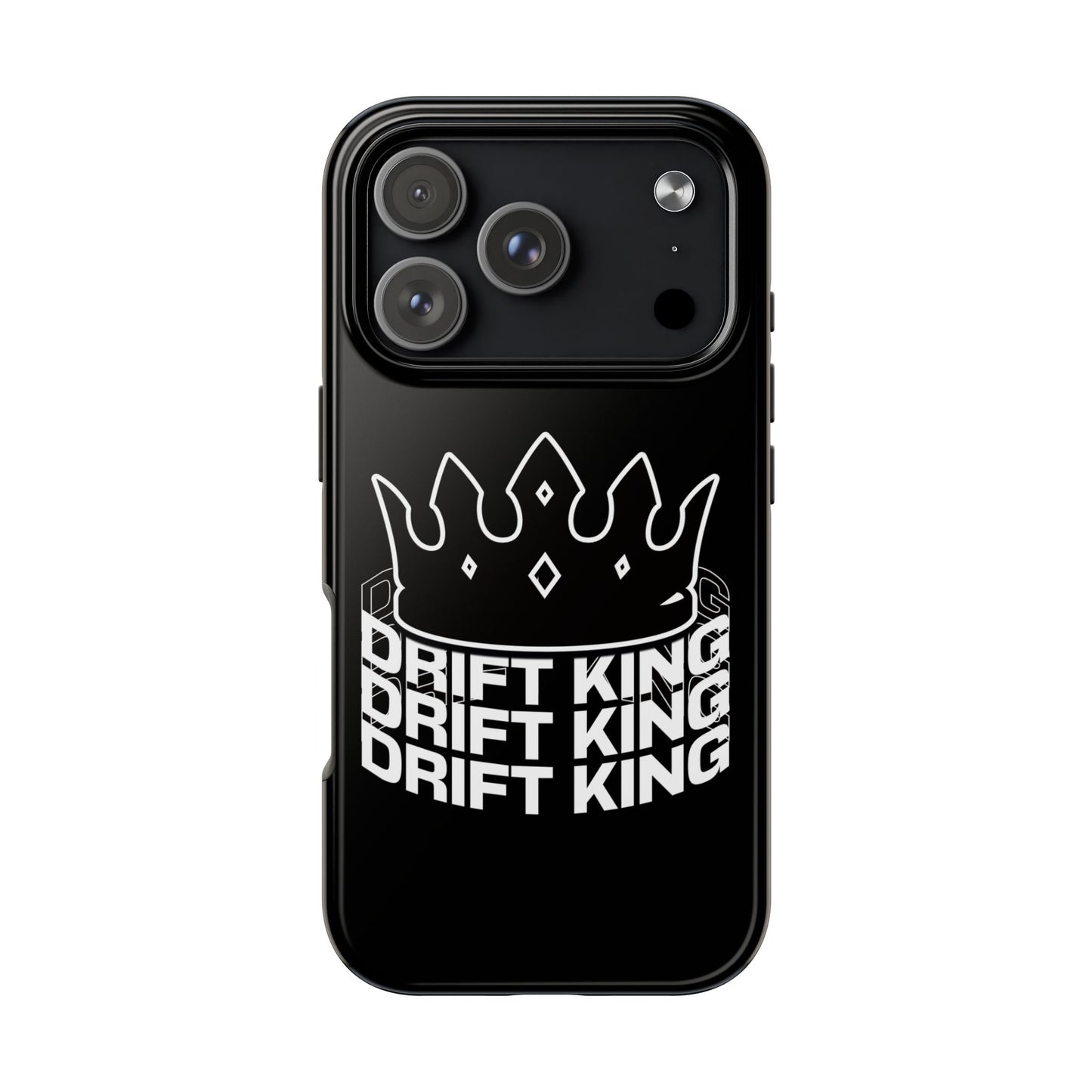 Drift King crown iPhone phone case | Tough Phone Case, racing typography iphone compatible