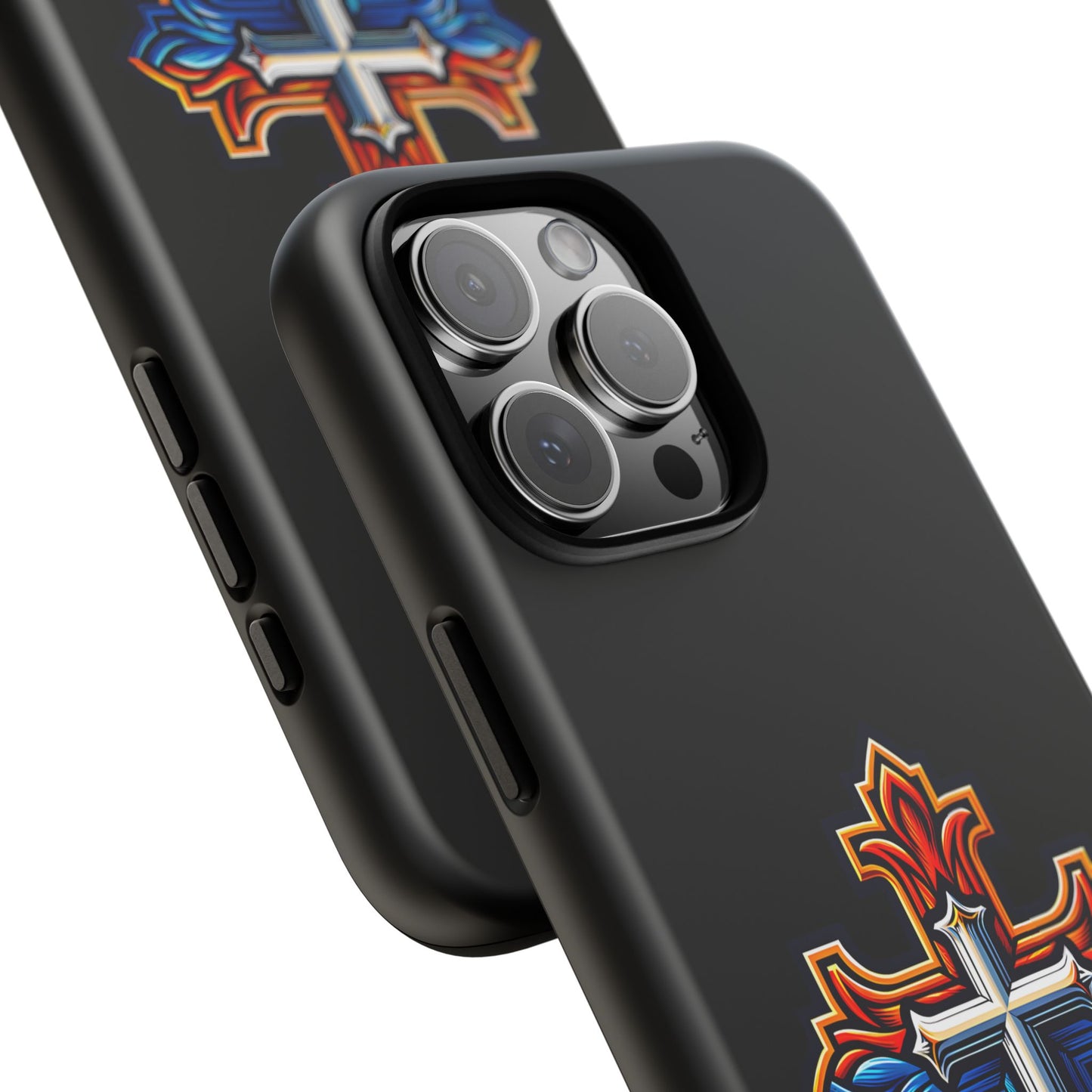 Armenian Cross phone case black, tough guard phone case