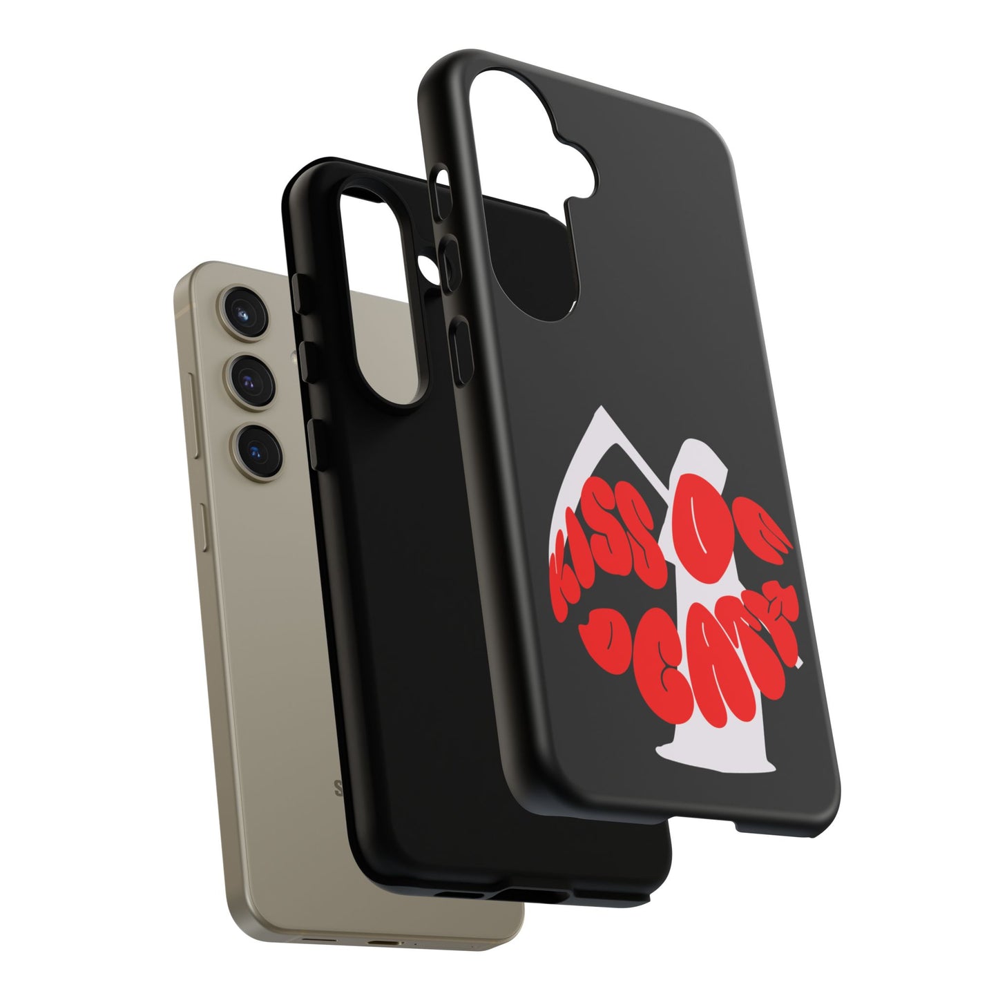 kiss Of Death Phone Case , cool phone case, cool design phone case, iPhone phone case, Samsung phone case, google phone case, black case