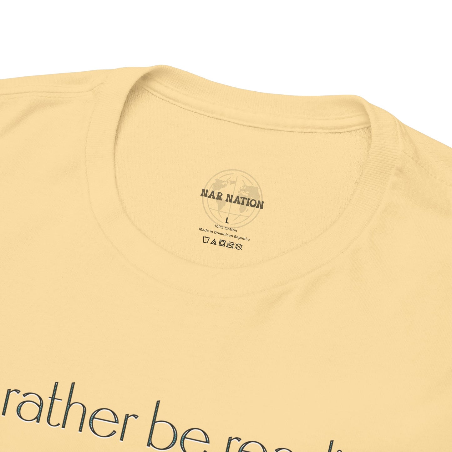 I'd Rather Be Reading Unisex Heavy Cotton Tee - Perfect for Book Lovers, Cozy Vibes, Gift for Readers, Literary Enthusiasts, Casual Wear