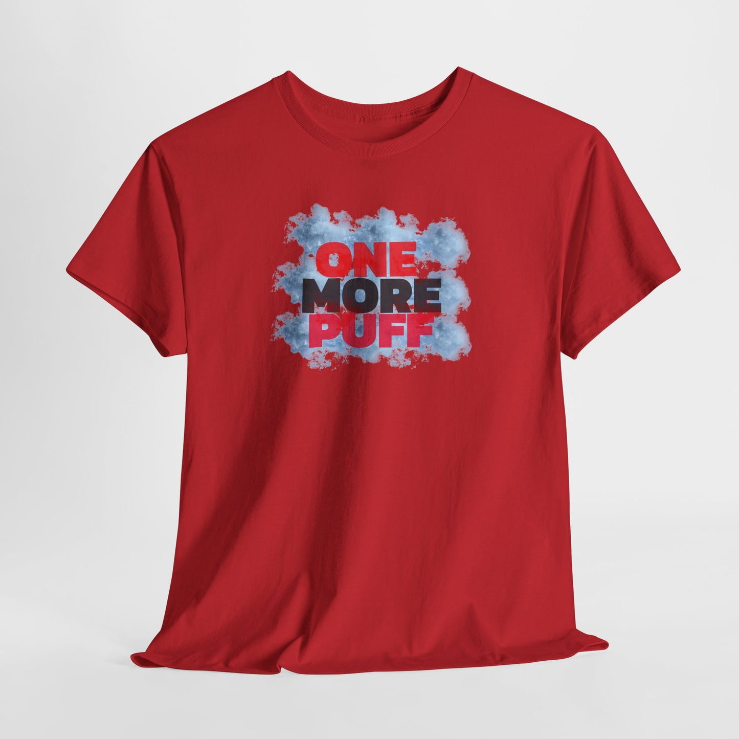 One More Puff cloud graphic Tee | Hookah Smoking shirt
