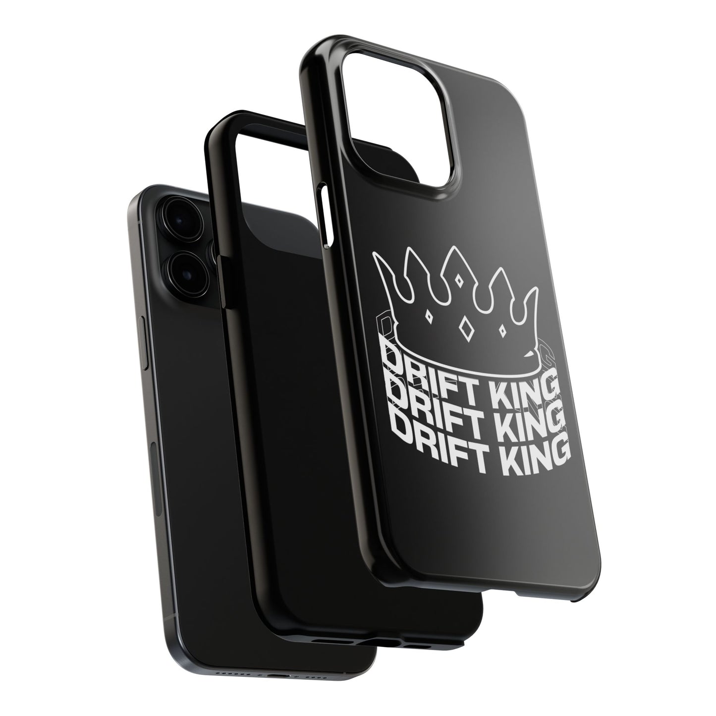 Drift King crown iPhone phone case | Tough Phone Case, racing typography iphone compatible