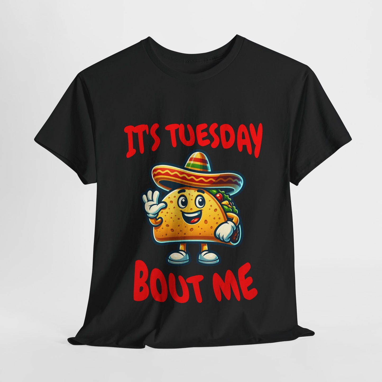 Taco Tuesday Shirt - Fun Unisex Heavy Cotton T-Shirt for Taco Lovers, Casual Wear, Gifts, Foodie Apparel, Party Top, Unique Graphic Tee