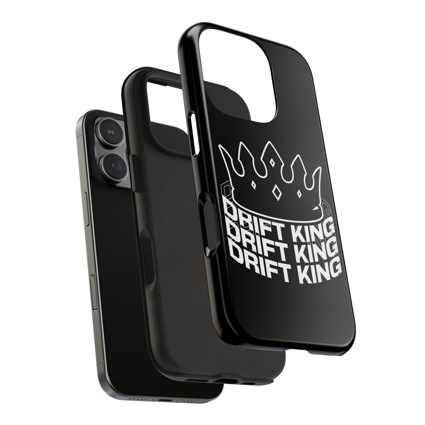 Drift King crown iPhone phone case | Tough Phone Case, racing typography iphone compatible