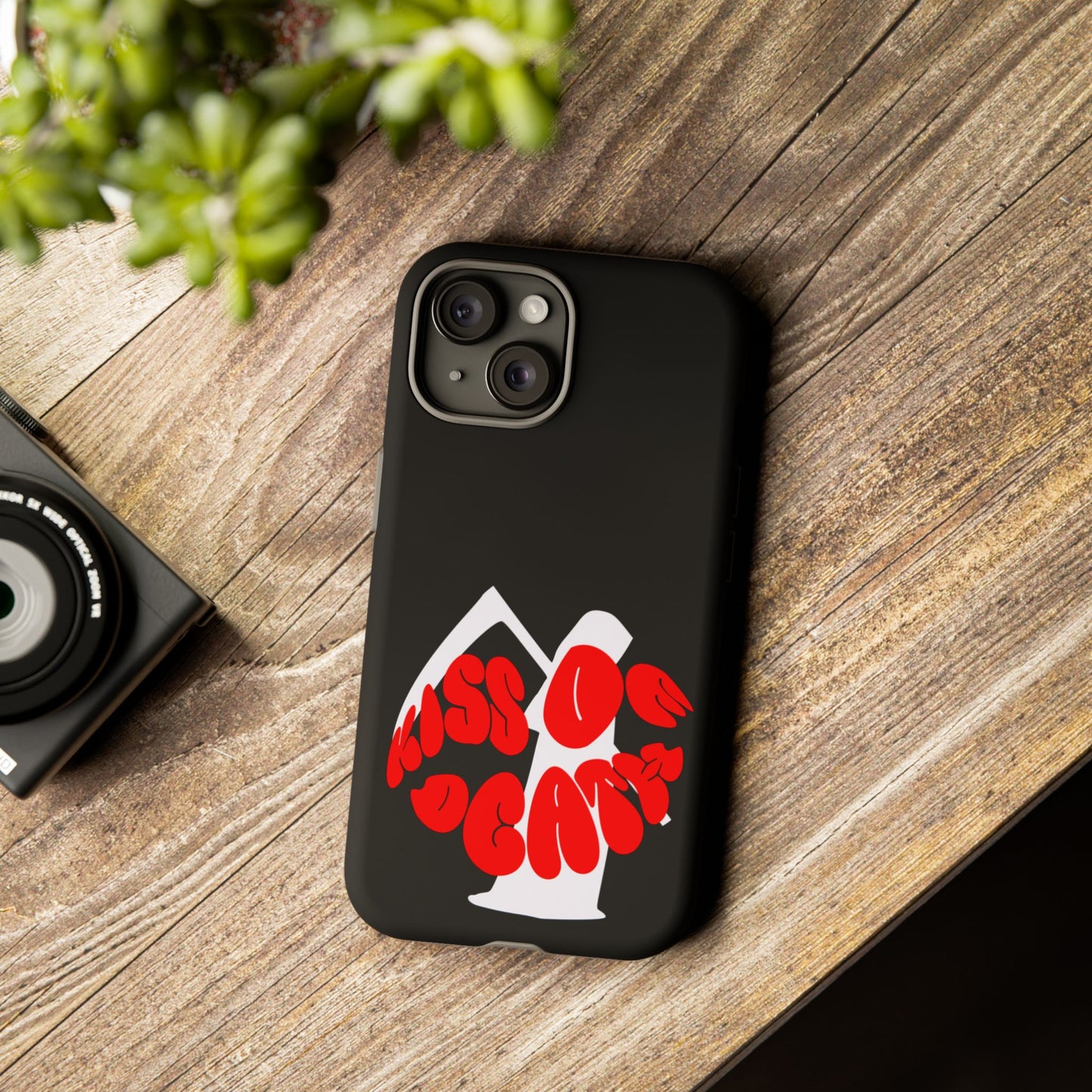 kiss Of Death Phone Case , cool phone case, cool design phone case, iPhone phone case, Samsung phone case, google phone case, black case