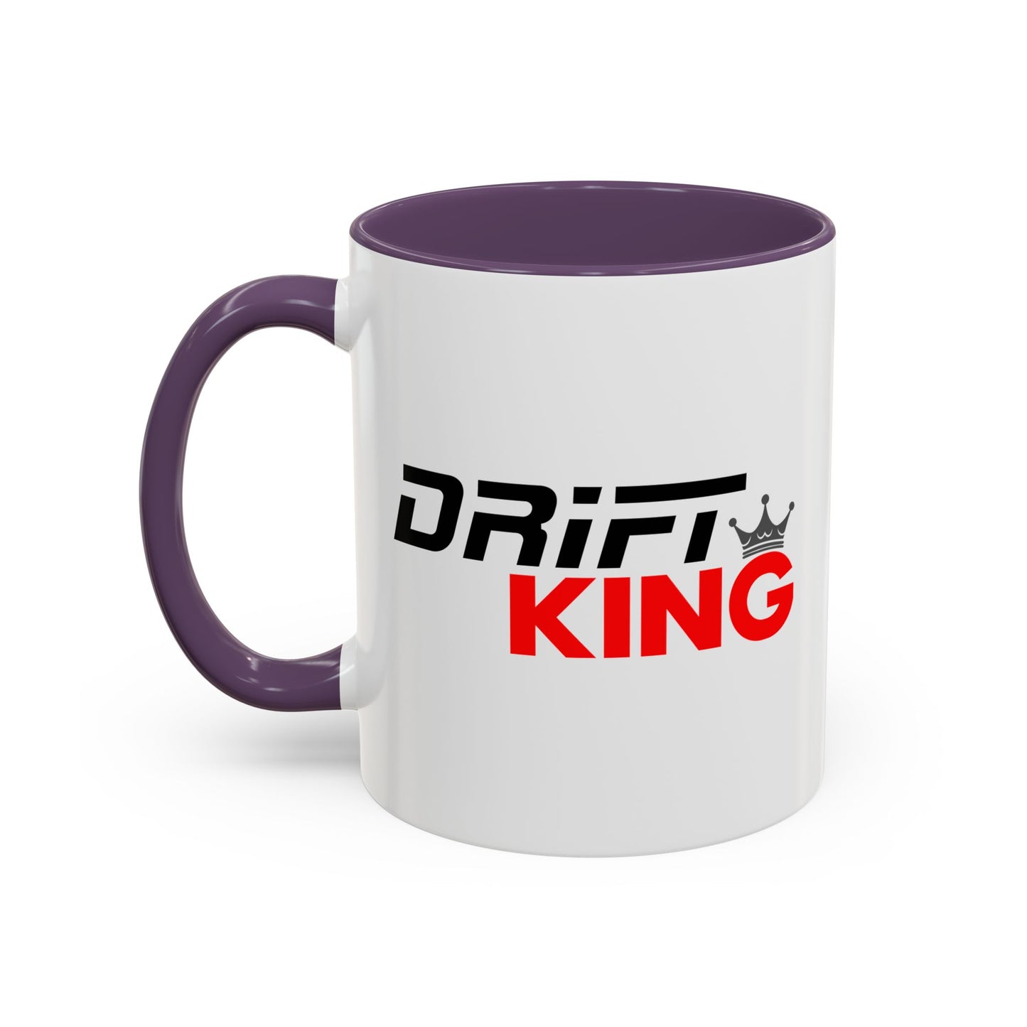 Drift King Accent Coffee Mug Perfect Gift for Car Enthusiasts, Drift Racing Fans, Collectible Mug, Unique Drinkware for Special Occasions
