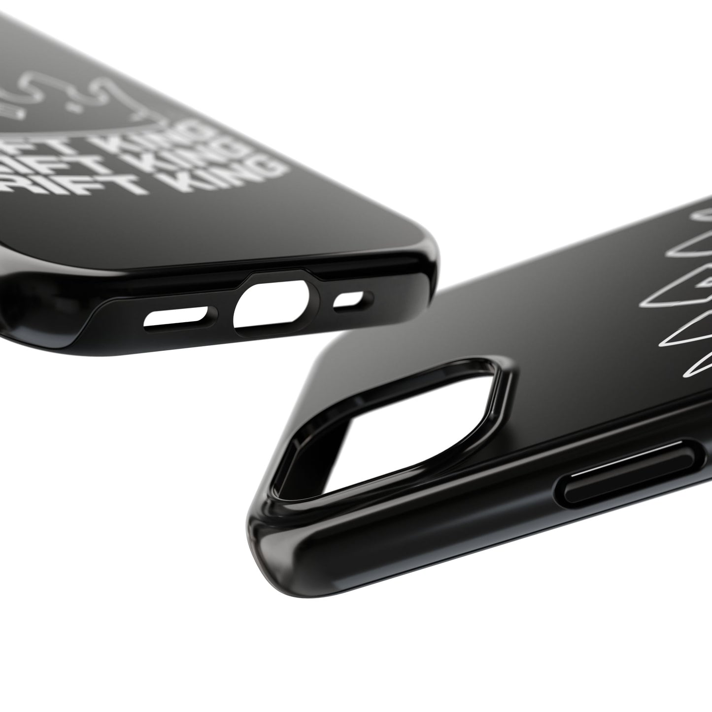 Drift King crown iPhone phone case | Tough Phone Case, racing typography iphone compatible