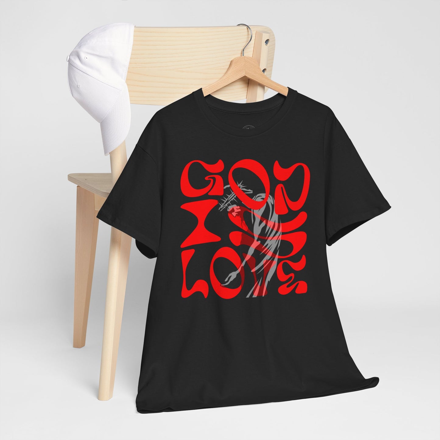 God is Love t-shirt, Christian T-shirt, face T-shirt