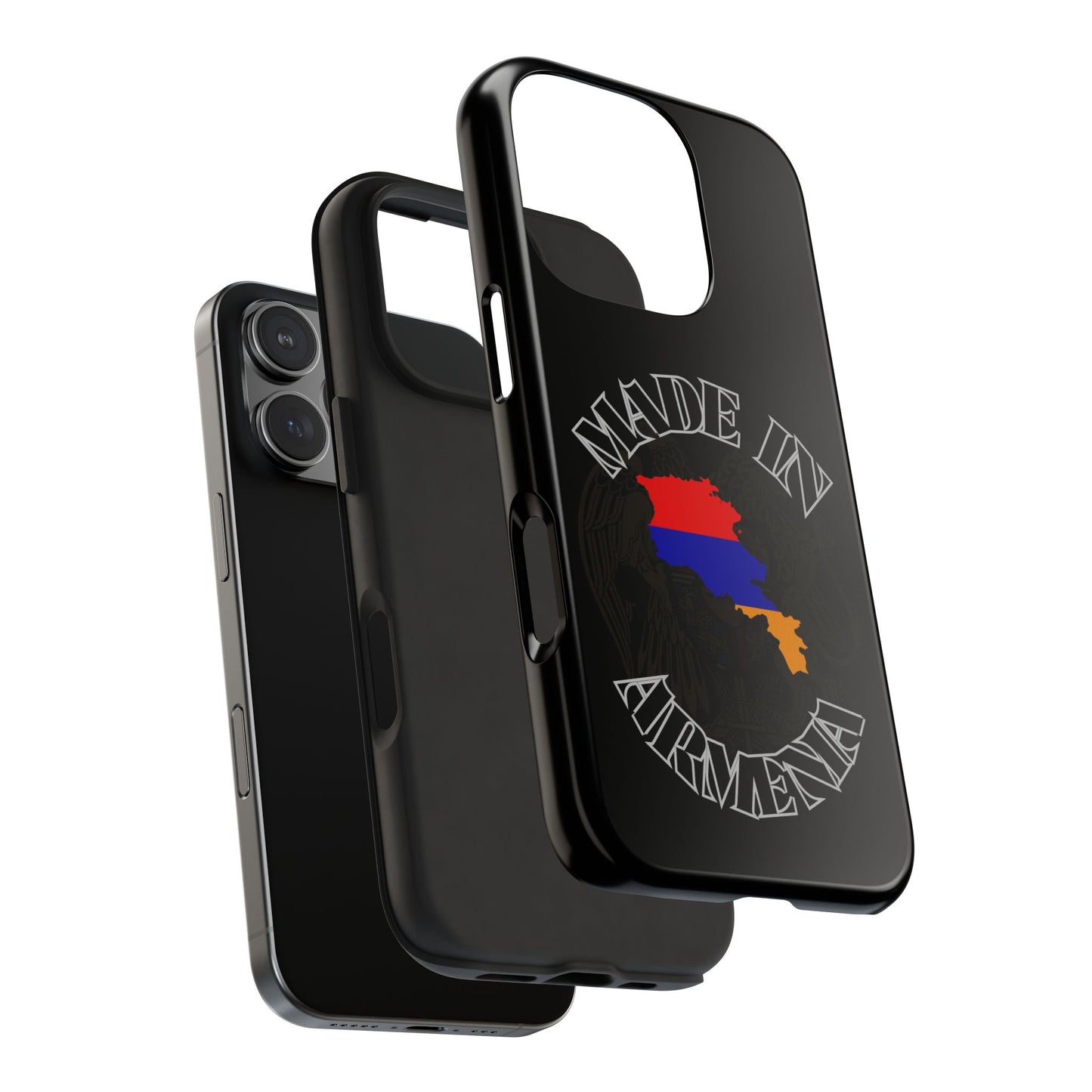 Made in Armenia iPhone Phone Case | Armenian Flag Map, Patriotic Armenia Phone Case iphone compatible