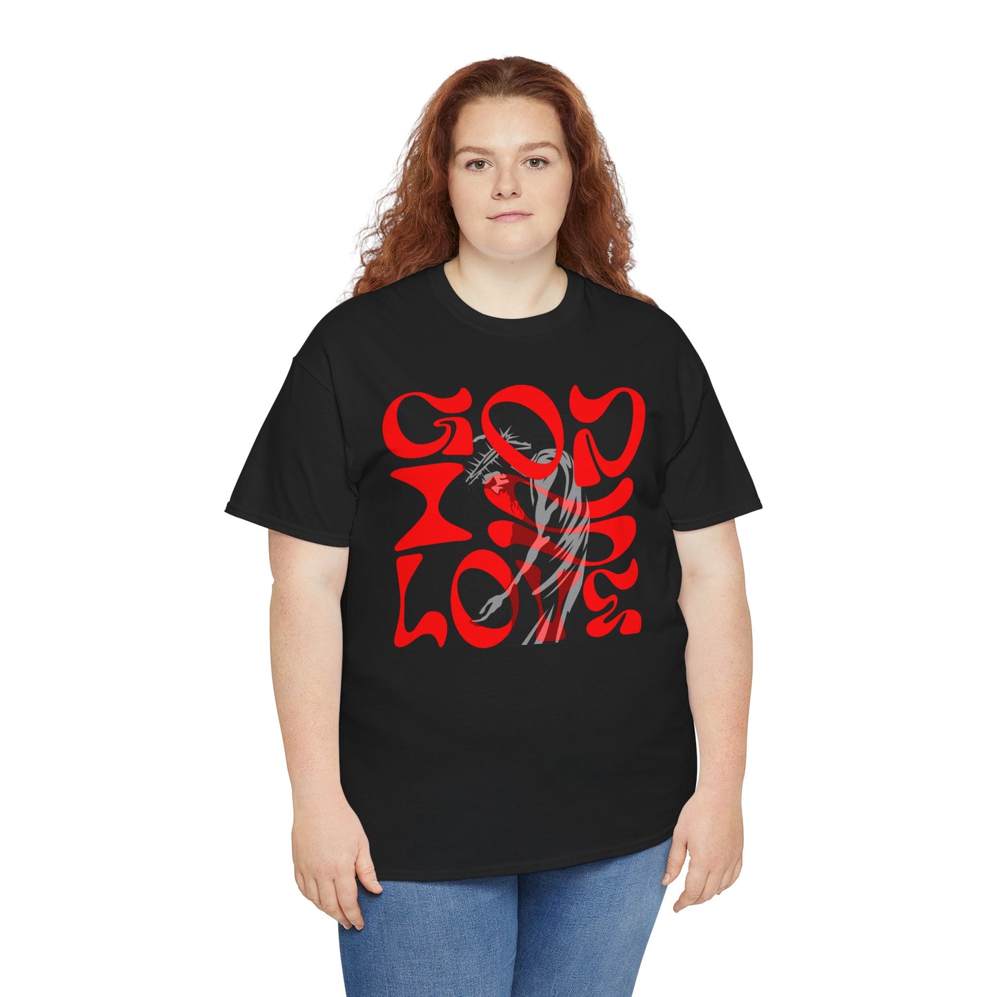 God is Love t-shirt, Christian T-shirt, face T-shirt