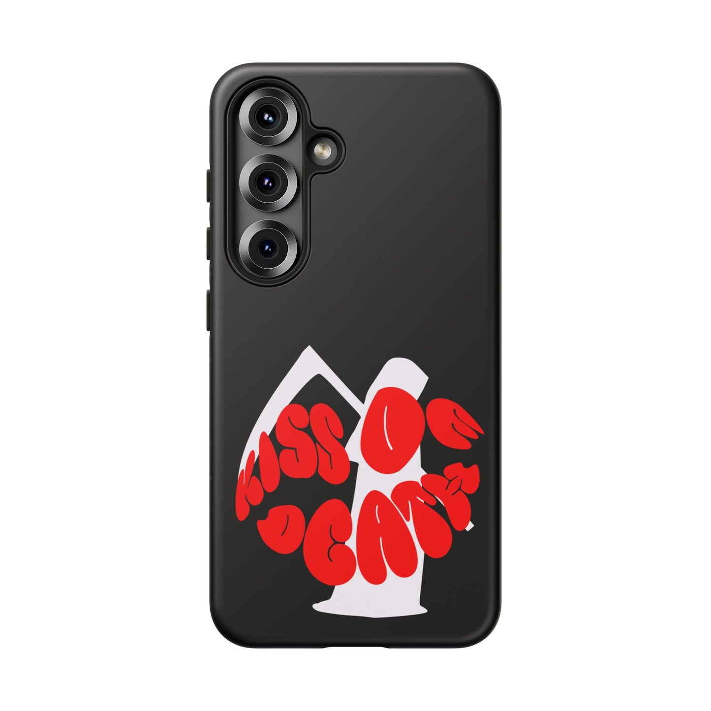 kiss Of Death Phone Case , cool phone case, cool design phone case, iPhone phone case, Samsung phone case, google phone case, black case