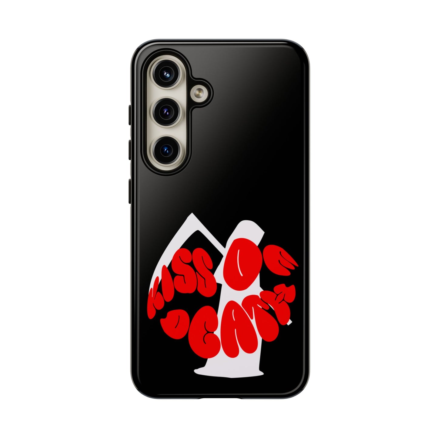 kiss Of Death Phone Case , cool phone case, cool design phone case, iPhone phone case, Samsung phone case, google phone case, black case