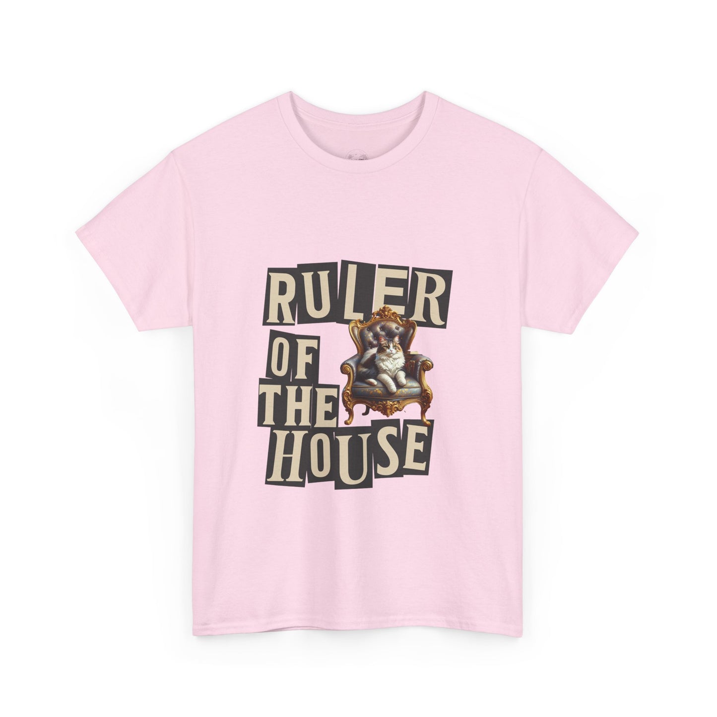 Ruler of the House Tee, Funny Pet Shirt, Gift for Cat Lovers, Unisex Cotton Tee, Casual Wear for Pet Owners
