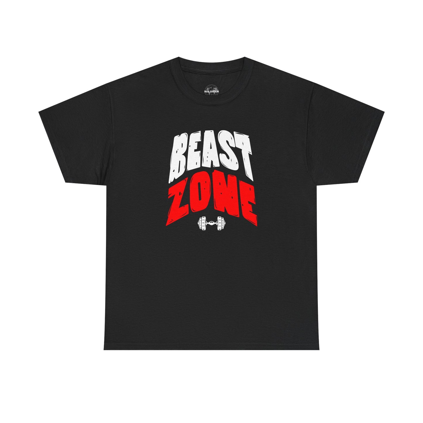 Beast Zone Gym Tee | Workout Shirt, Fitness Apparel, Gift for Lifters, Unisex Heavy Cotton Tee, Motivational Exercise Top