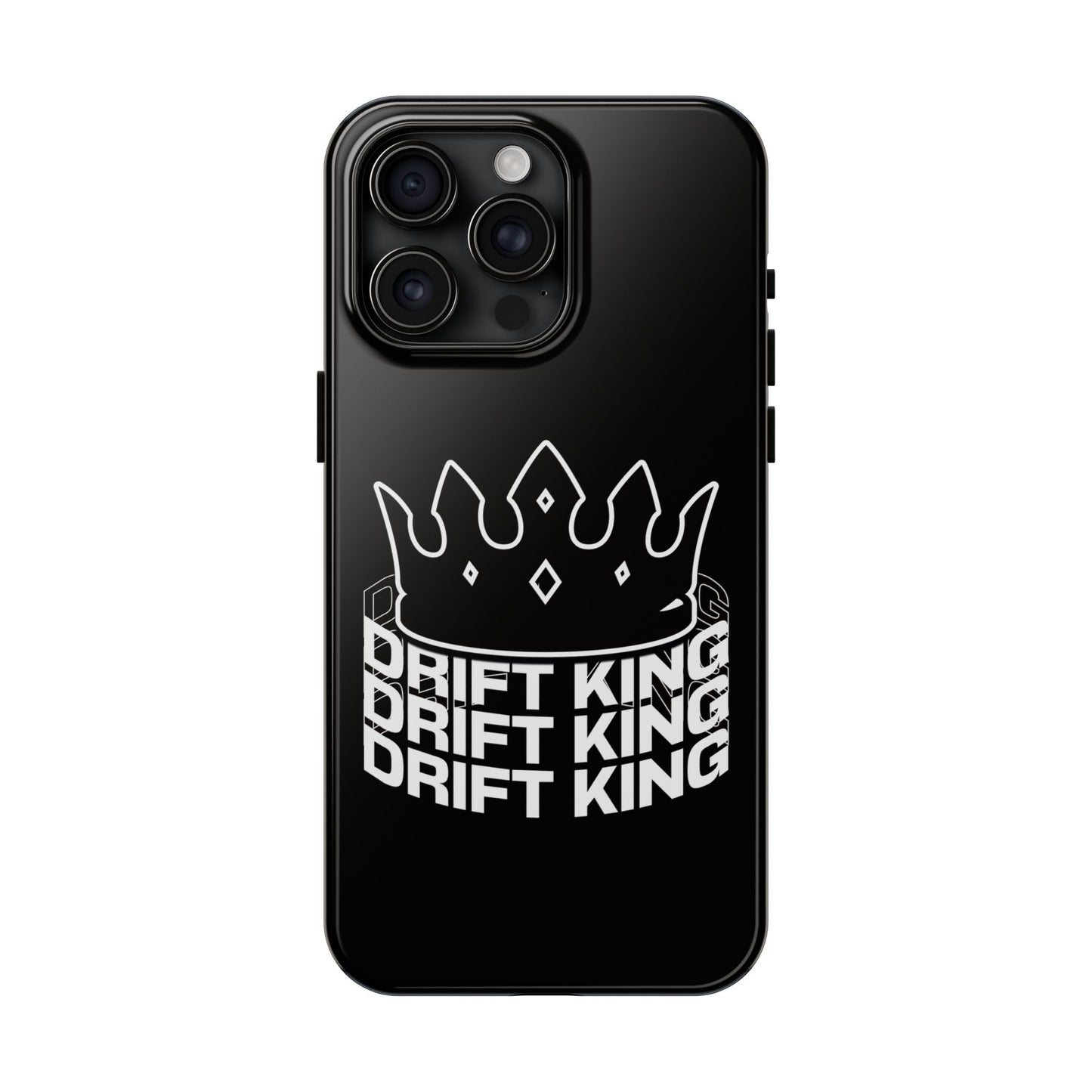 Drift King crown iPhone phone case | Tough Phone Case, racing typography iphone compatible