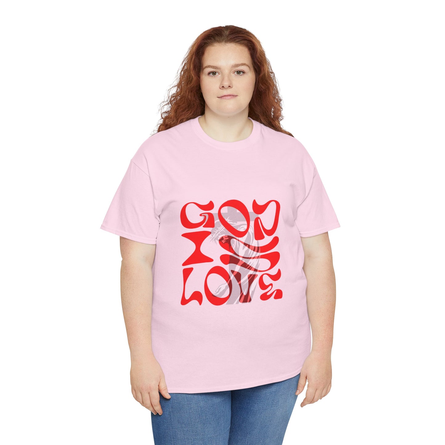 God is Love t-shirt, Christian T-shirt, face T-shirt