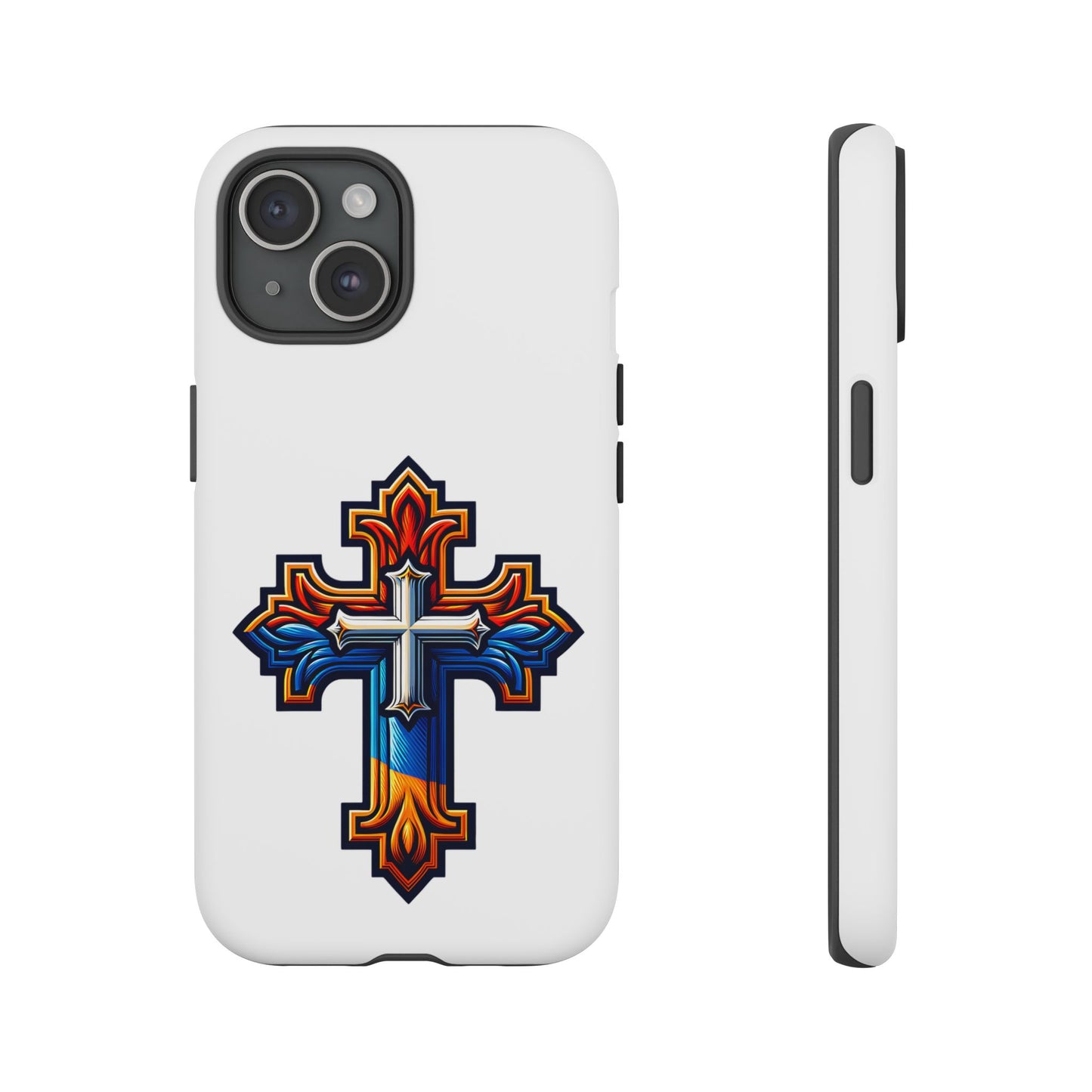 Armenian cross flag phone case iPhone Samsung Google, Christian phone case, white phone case
