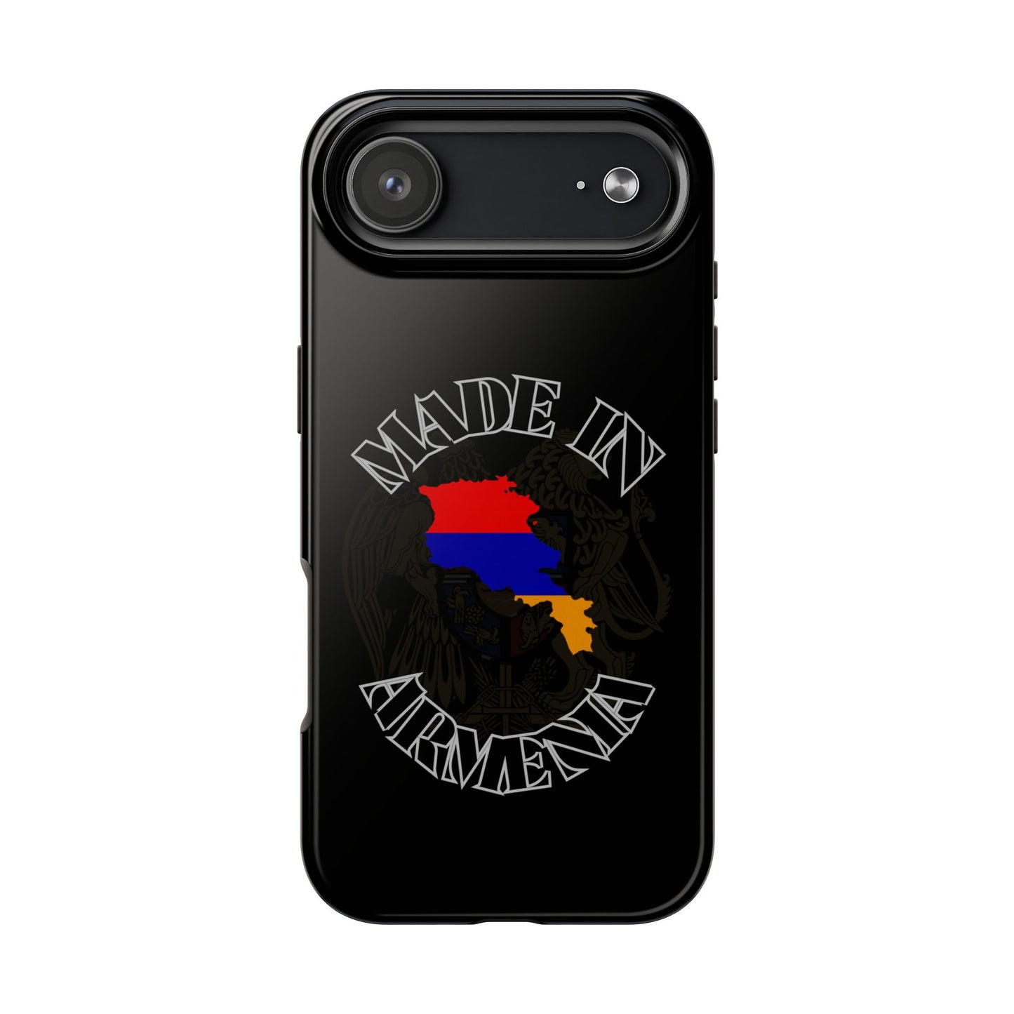 Made in Armenia iPhone Phone Case | Armenian Flag Map, Patriotic Armenia Phone Case iphone compatible