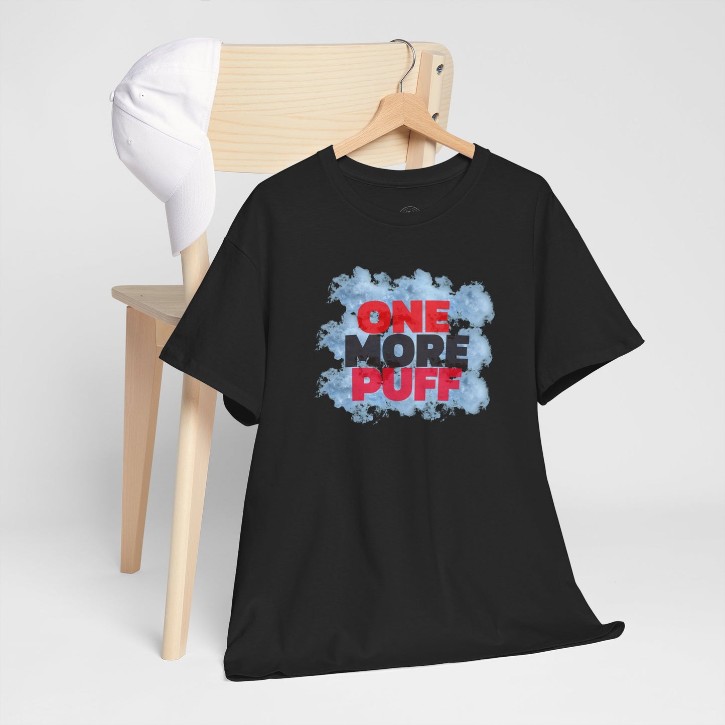 One More Puff cloud graphic Tee | Hookah Smoking shirt