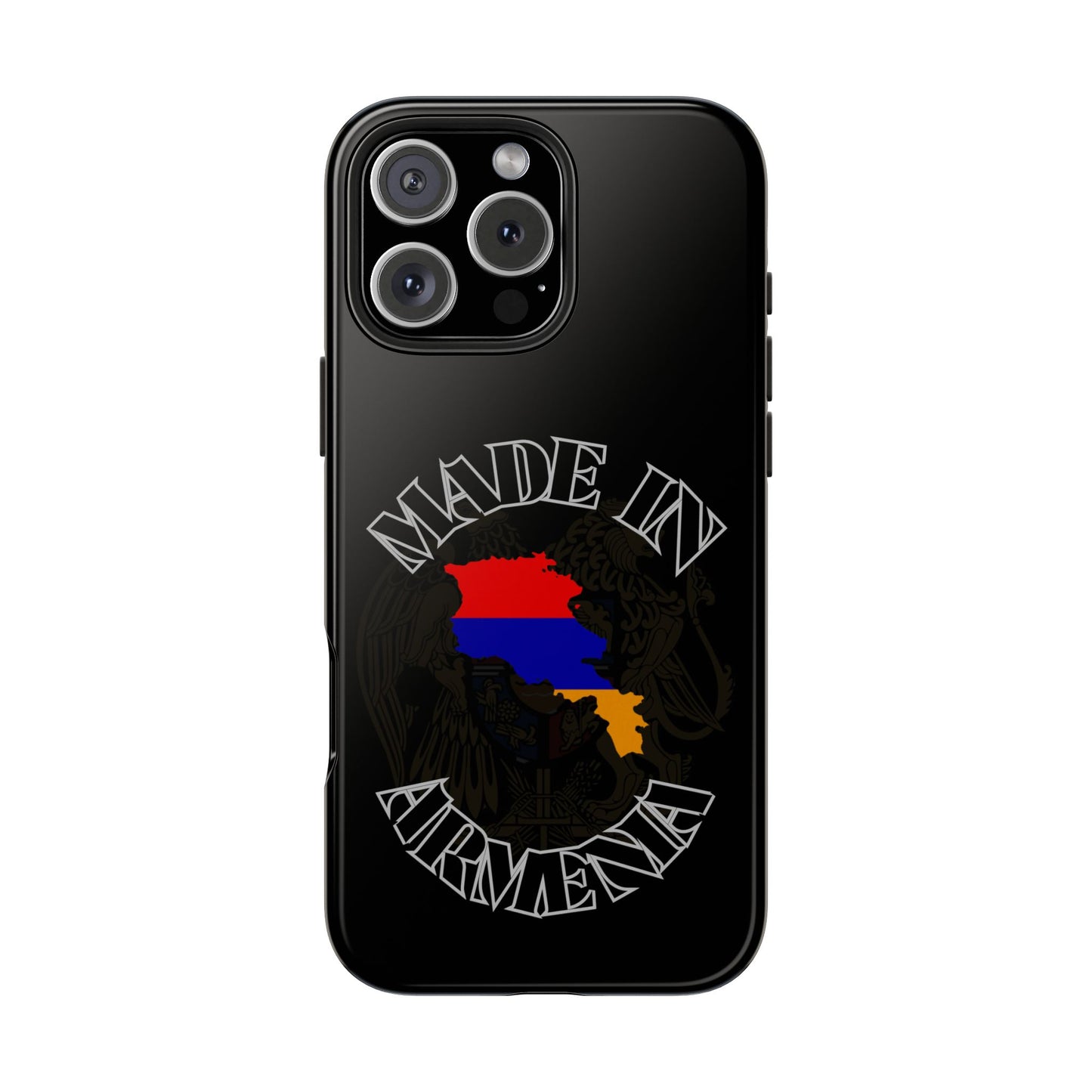 Made in Armenia iPhone Phone Case | Armenian Flag Map, Patriotic Armenia Phone Case iphone compatible