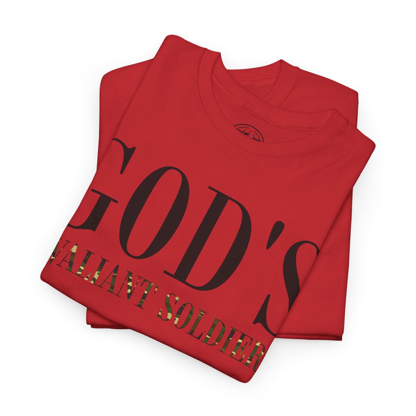 God's Valiant Soldier T-Shirt — Christian Faith Inspirational Tee