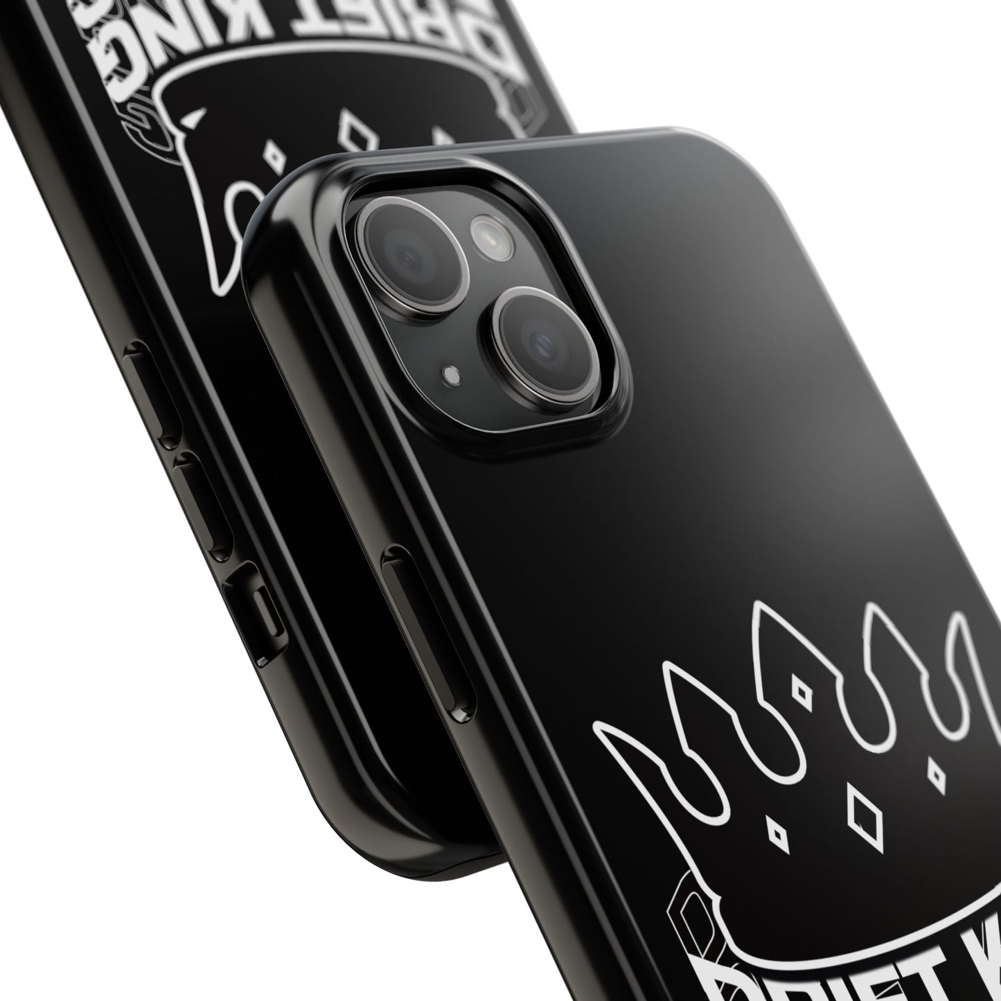 Drift King crown iPhone phone case | Tough Phone Case, racing typography iphone compatible