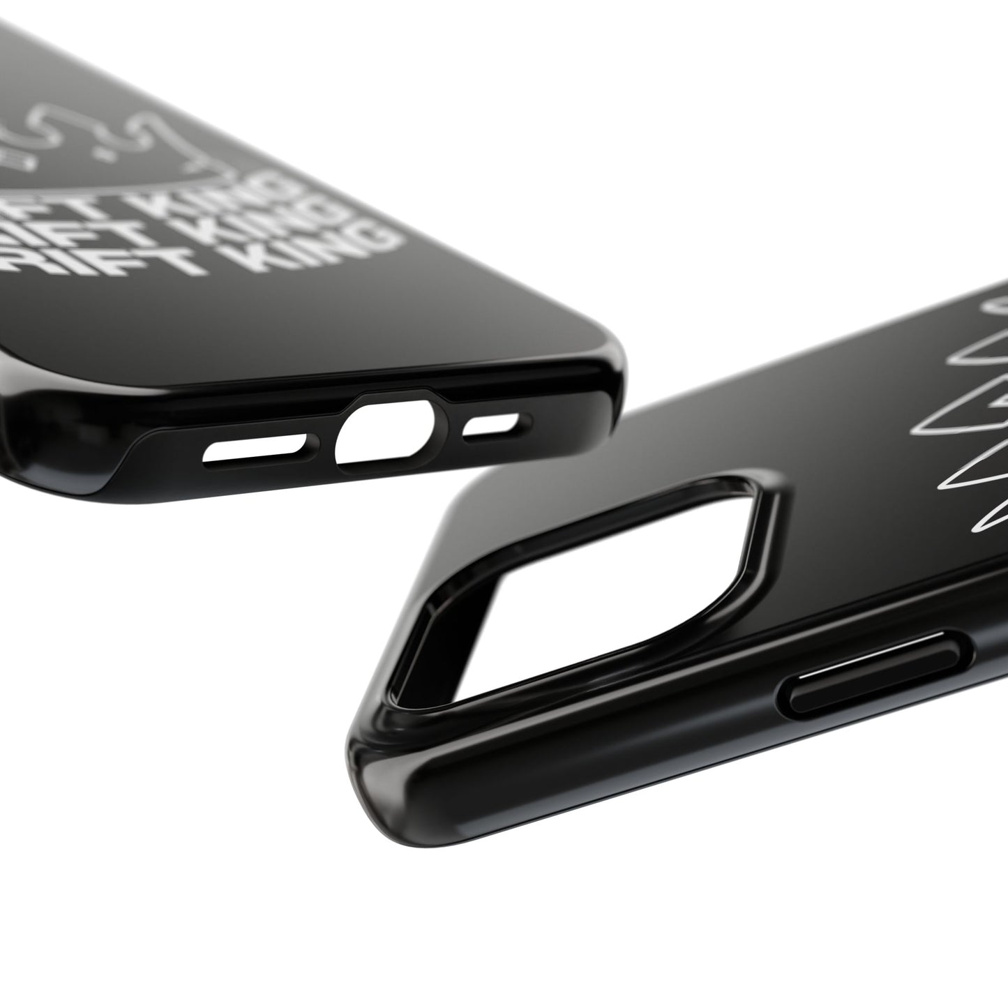 Drift King crown iPhone phone case | Tough Phone Case, racing typography iphone compatible