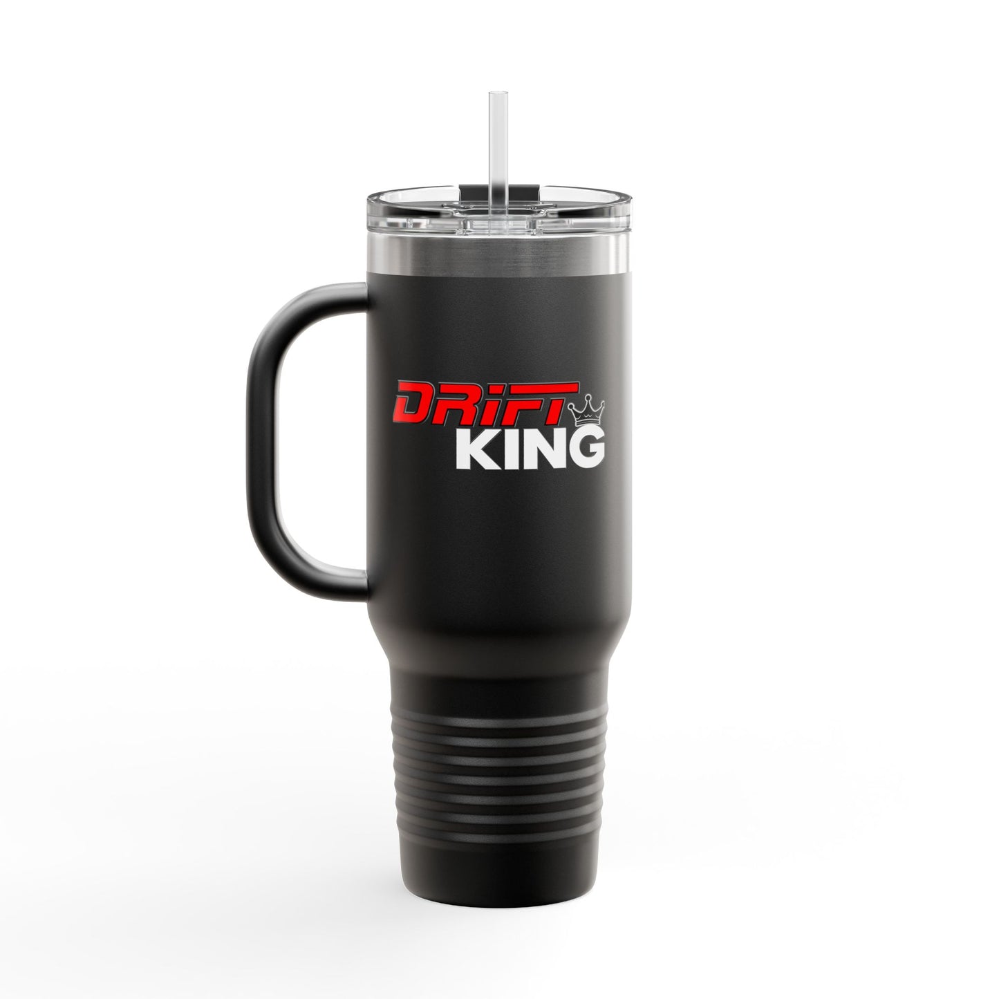 Drift King Insulated Travel Mug, 40oz - Perfect for Road Trips, Car Enthusiasts, and Everyday Use, Gifts for Him, Adventure Seeker