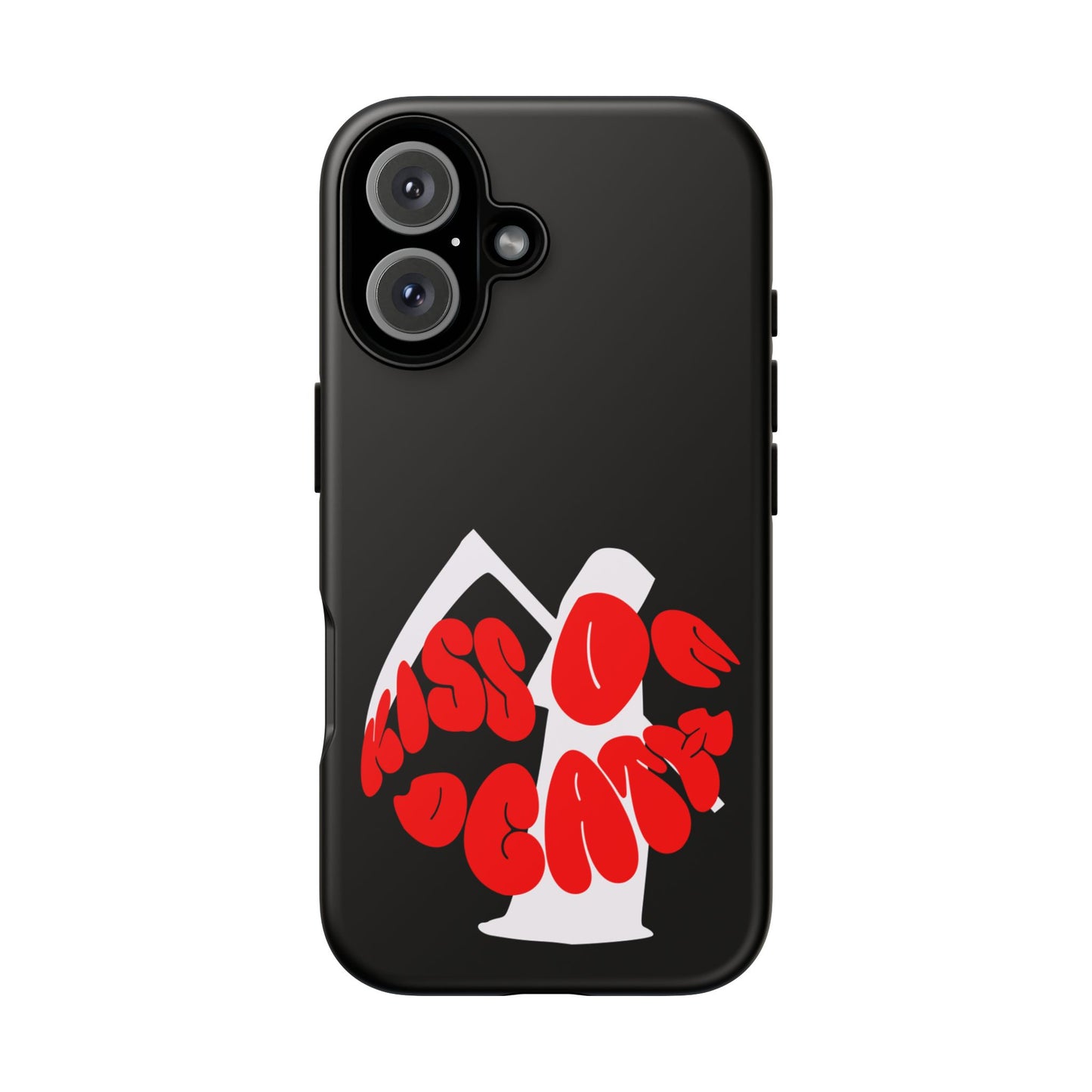 kiss Of Death Phone Case , cool phone case, cool design phone case, iPhone phone case, Samsung phone case, google phone case, black case