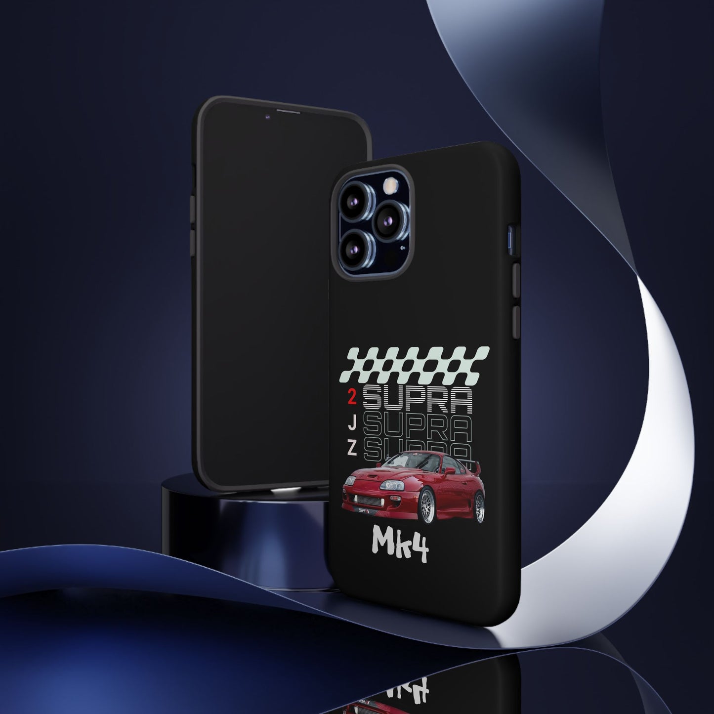 Toyota Supra Car Enthusiasts | Mk4 Supra Phone Case, Racing Accessories, Birthday & Holiday Present, Customizable Design