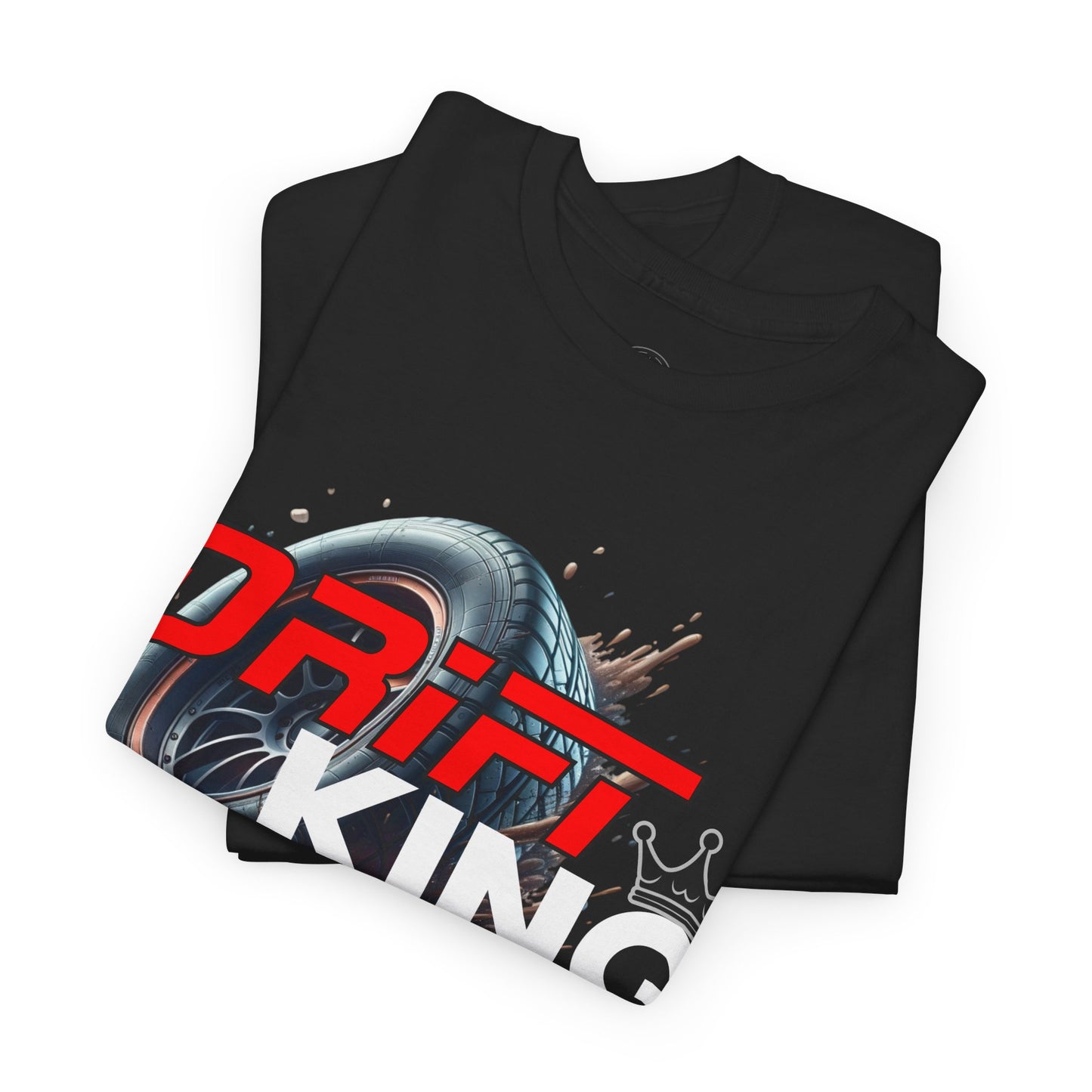 Drift King Unisex Cotton Tee - Perfect Gift for Car Enthusiasts, Motorsport Fans, Car Shows, Street Racing Events, Casual Wear