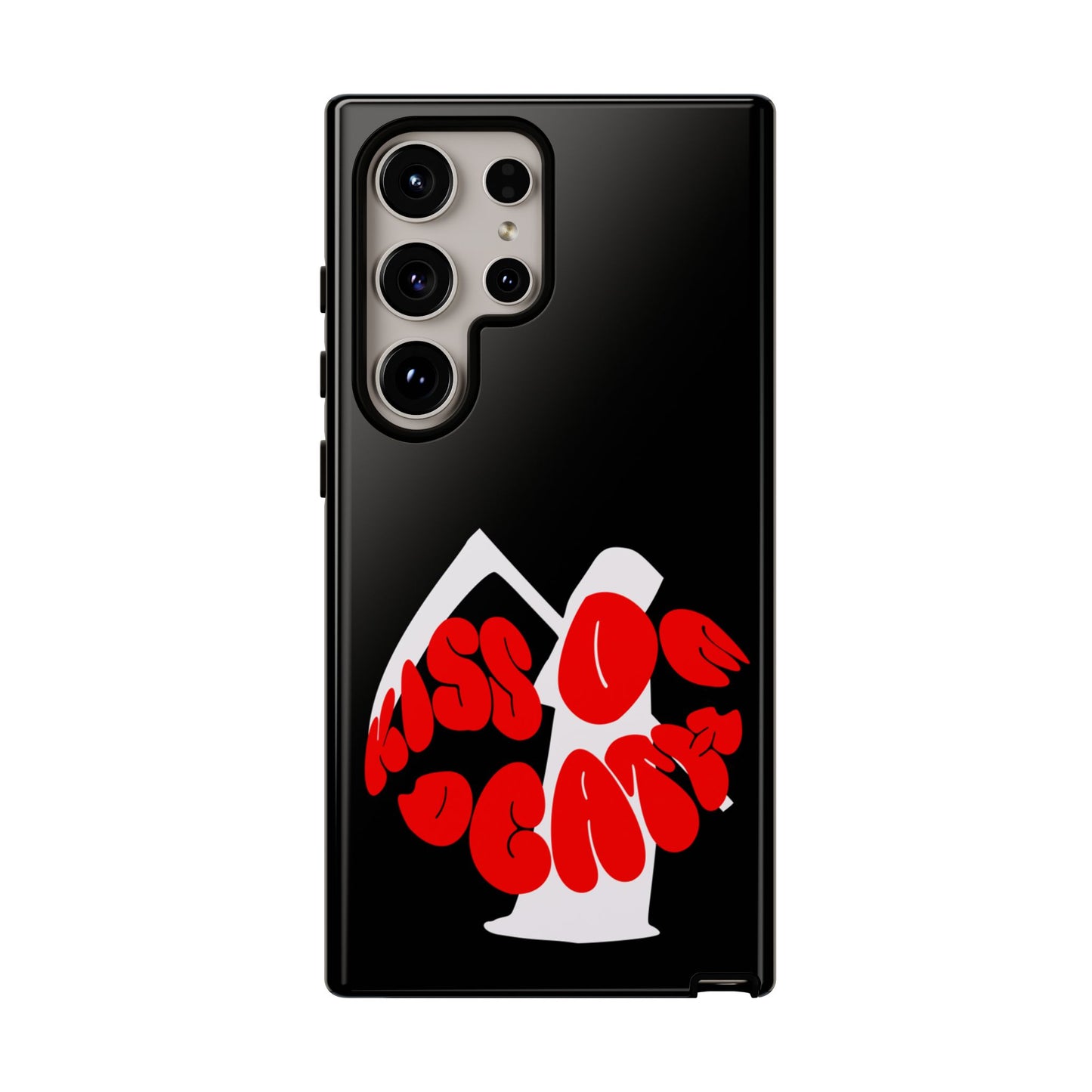 kiss Of Death Phone Case , cool phone case, cool design phone case, iPhone phone case, Samsung phone case, google phone case, black case