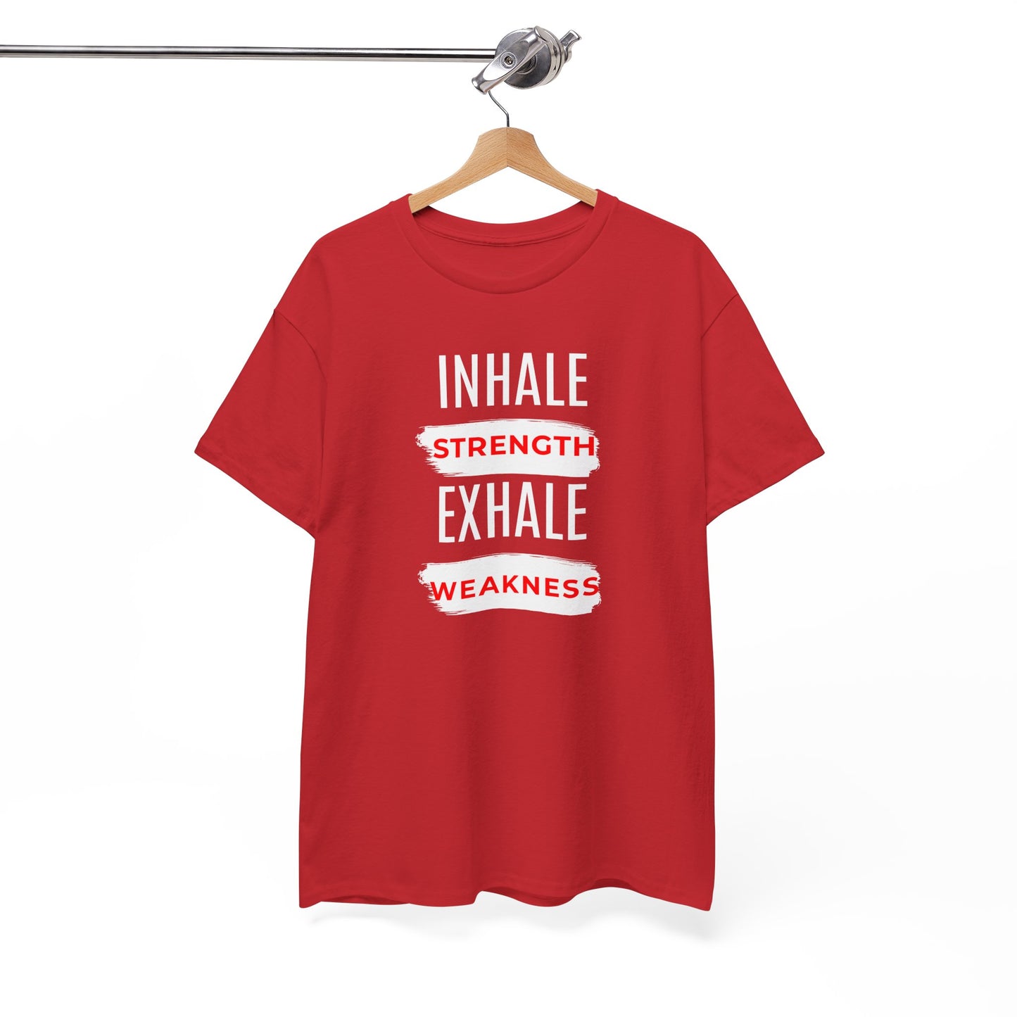 Inhale strength exhale weakness shirt for Fitness Enthusiasts, Workout Shirt, Motivational Gift, Gym Apparel, Inspirational [...]