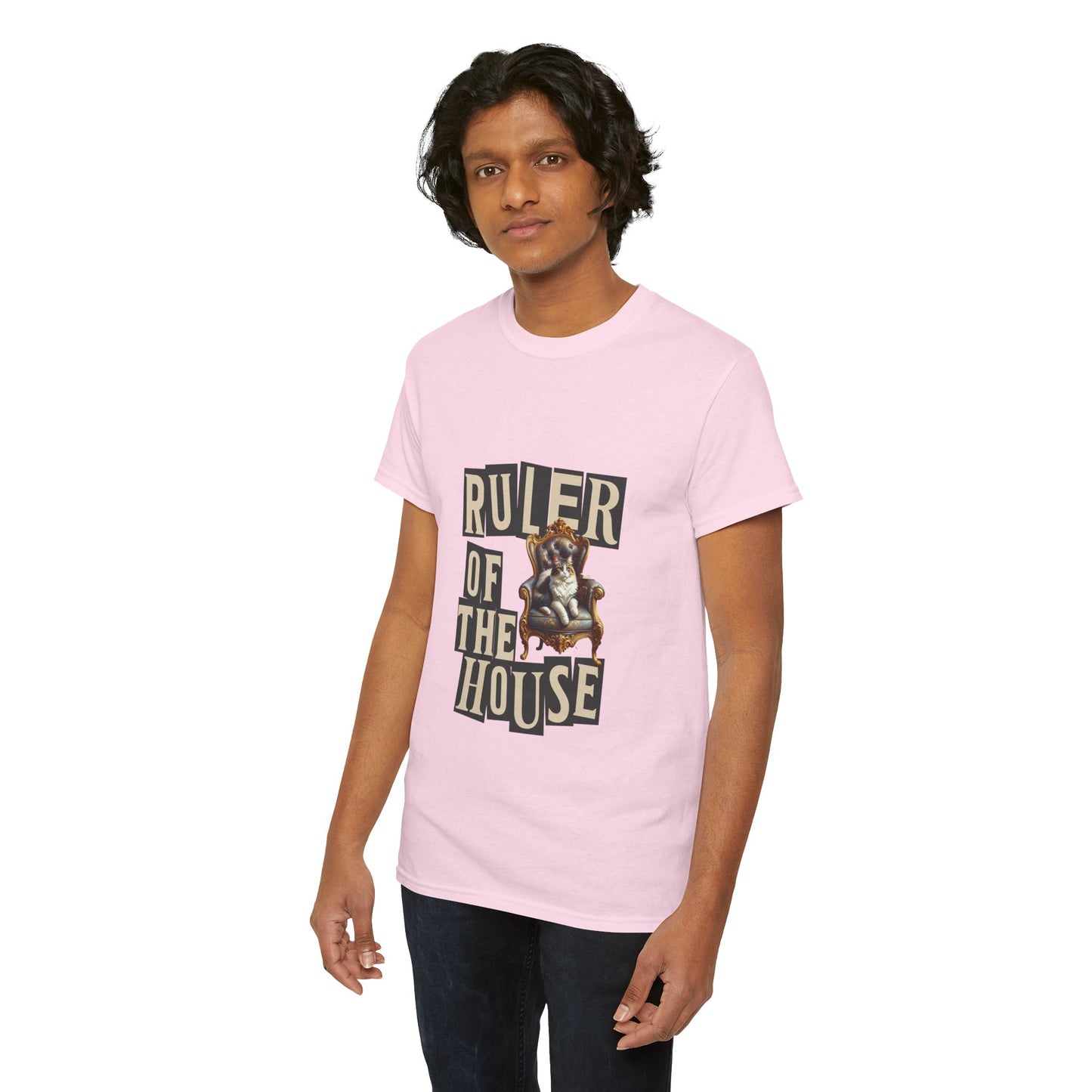 Ruler of the House Tee, Funny Pet Shirt, Gift for Cat Lovers, Unisex Cotton Tee, Casual Wear for Pet Owners