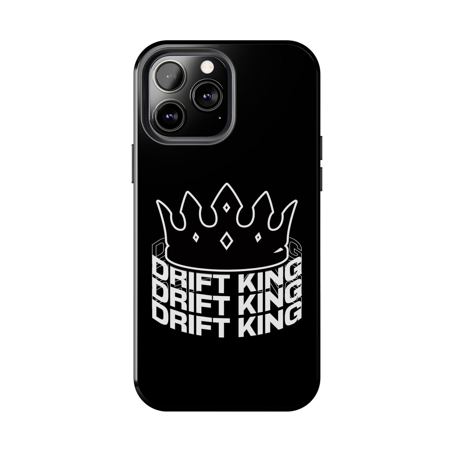 Drift King crown iPhone phone case | Tough Phone Case, racing typography iphone compatible