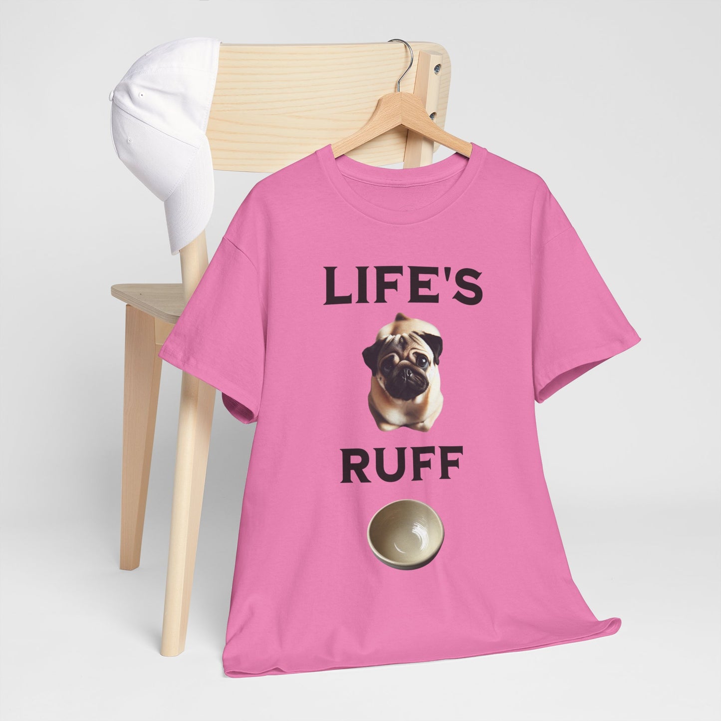 Life is Ruff Funny Shirt, Funny Dog Lover Shirt, Gifts for Pet Owners, Casual Wear, Dog-Themed Apparel, Birthday Gift