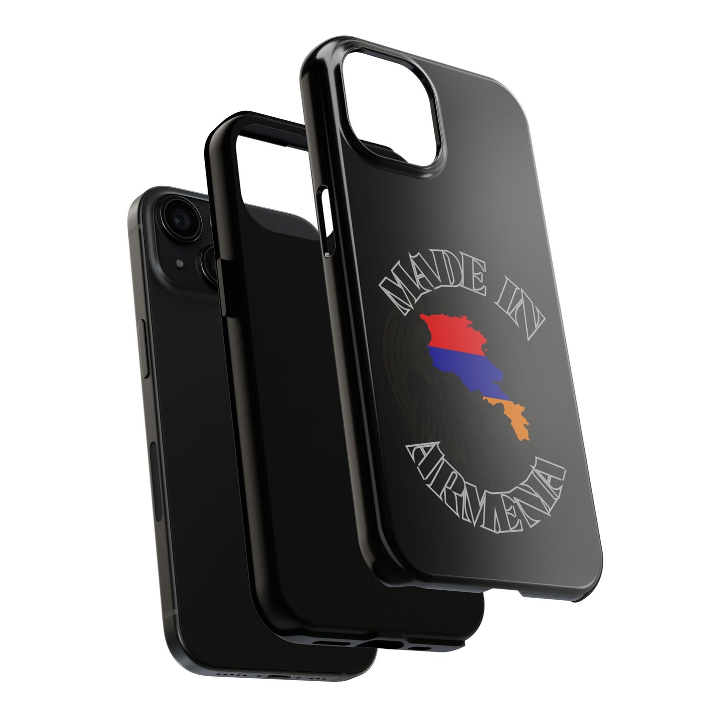 Made in Armenia iPhone Phone Case | Armenian Flag Map, Patriotic Armenia Phone Case iphone compatible