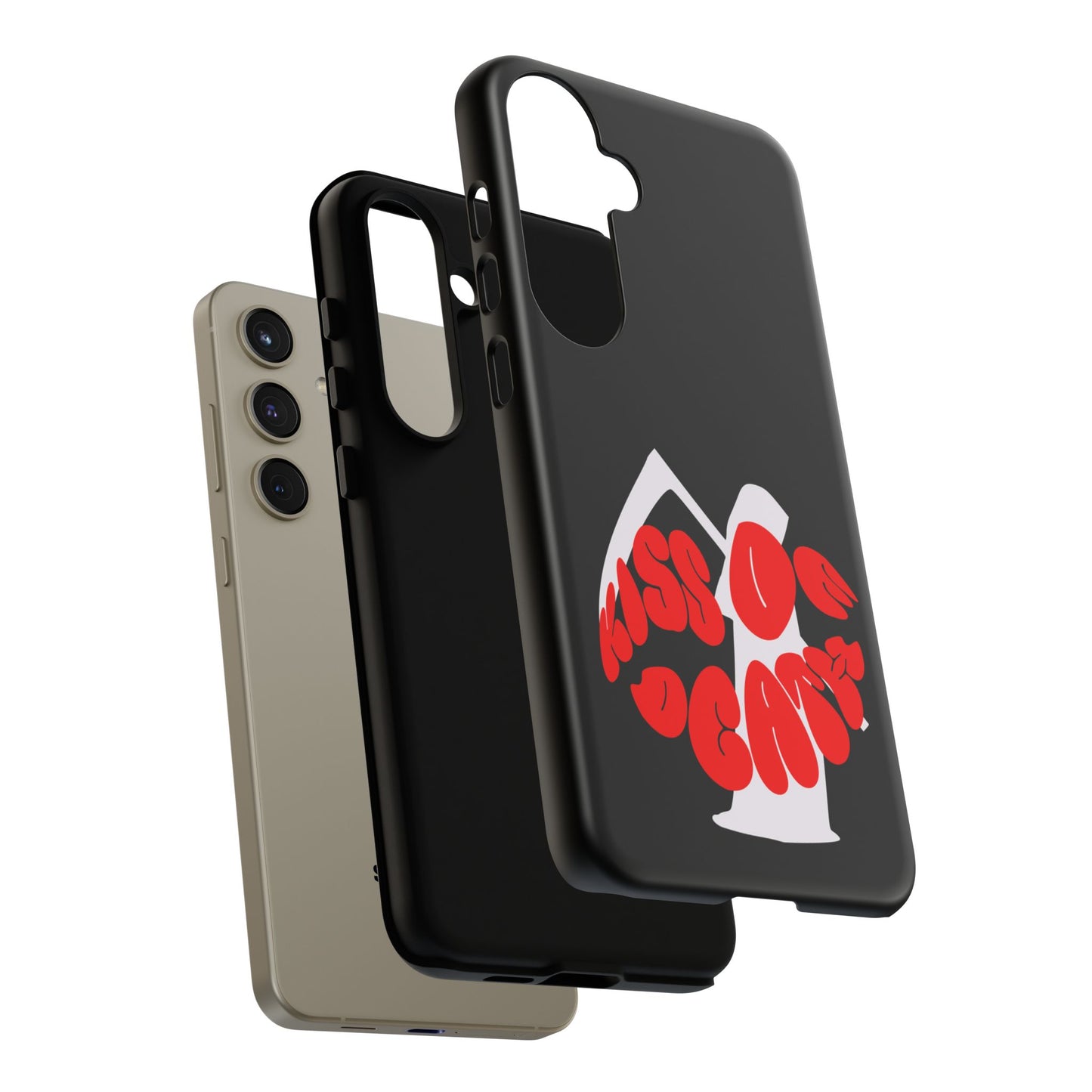 kiss Of Death Phone Case , cool phone case, cool design phone case, iPhone phone case, Samsung phone case, google phone case, black case