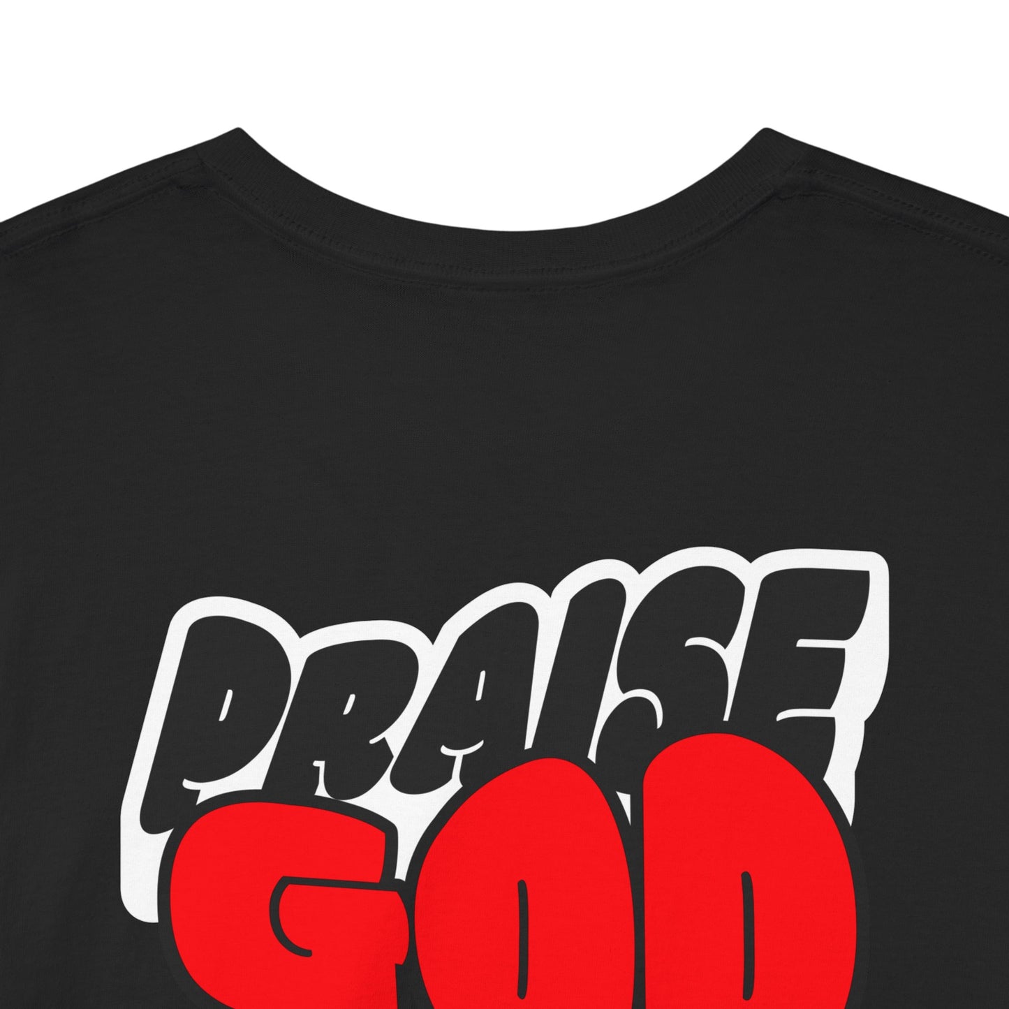 Praise God in the Storm Tee | Religious Faith Typography, Christian Shirt