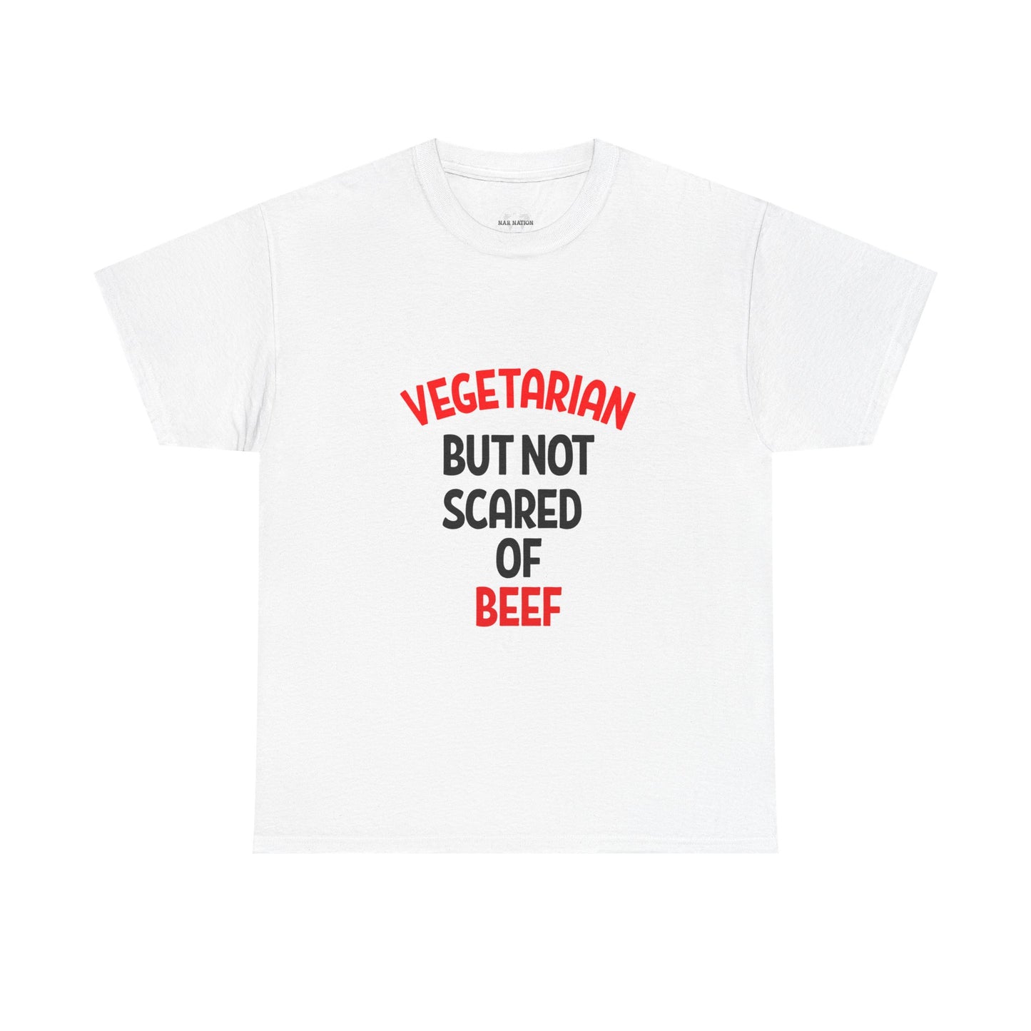 Funny Vegetarian T-Shirt, Casual Outdoor Wear, Gift for Vegetarians, Vegan Humor Shirt, Unisex Graphic Tee