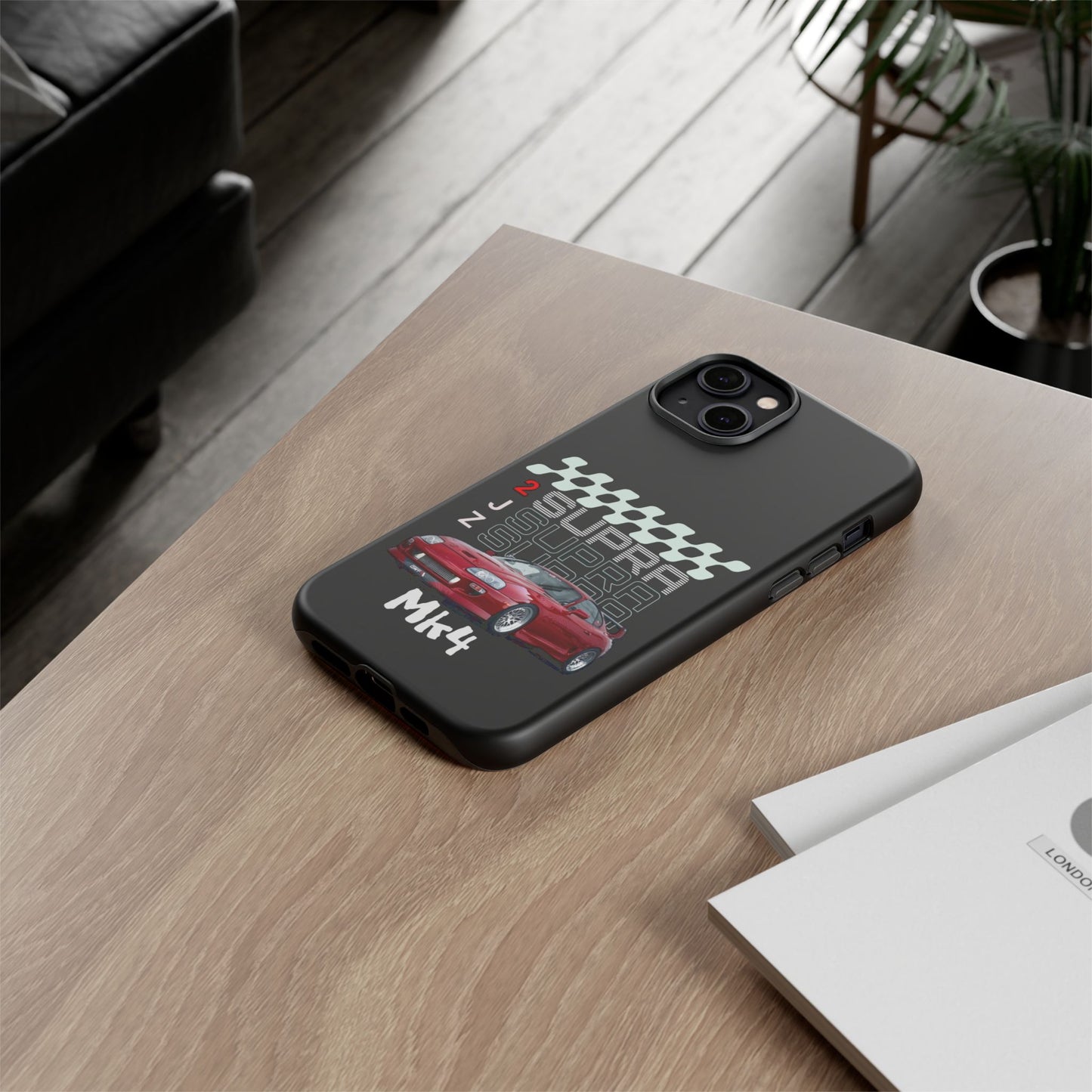 Toyota Supra Car Enthusiasts | Mk4 Supra Phone Case, Racing Accessories, Birthday & Holiday Present, Customizable Design