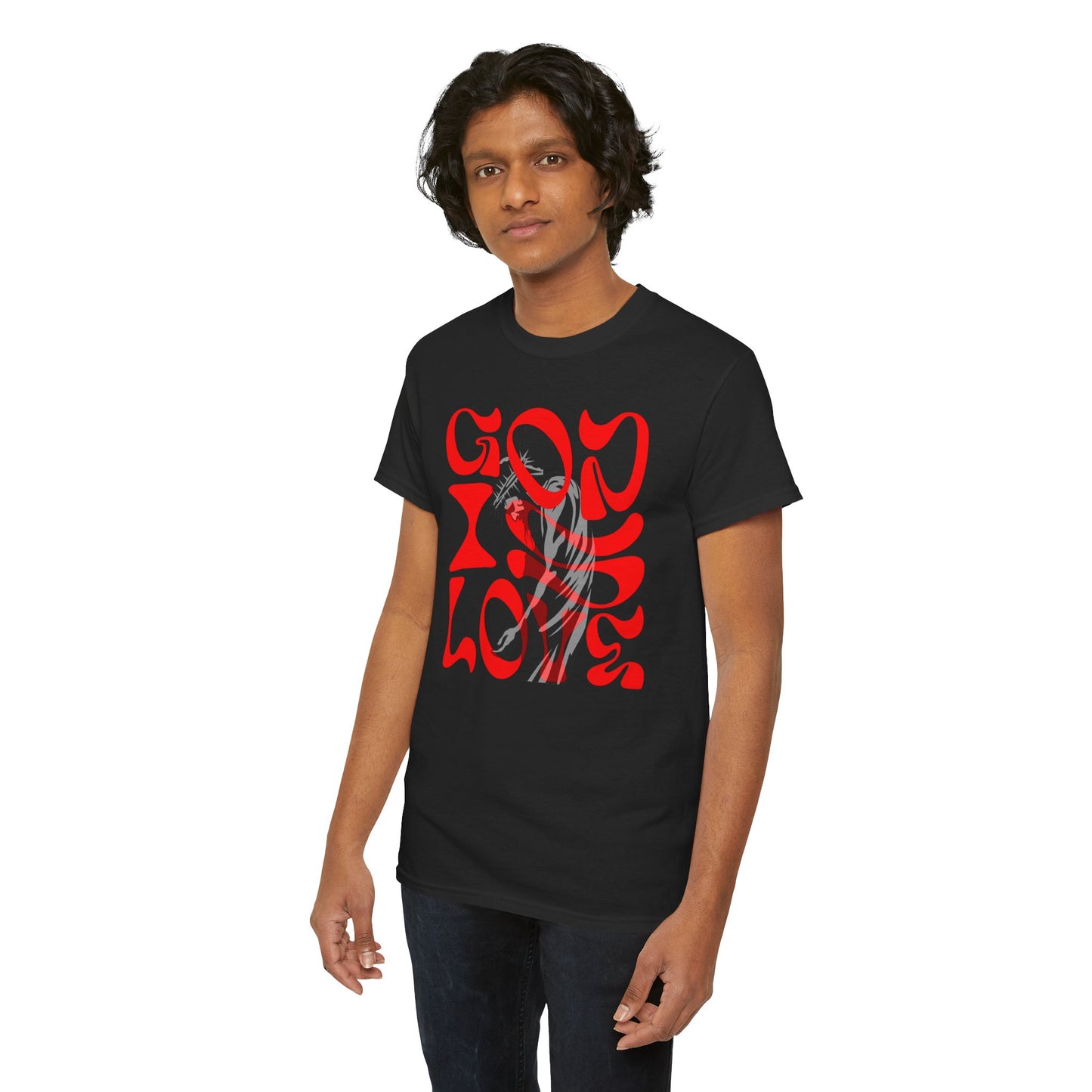 God is Love t-shirt, Christian T-shirt, face T-shirt