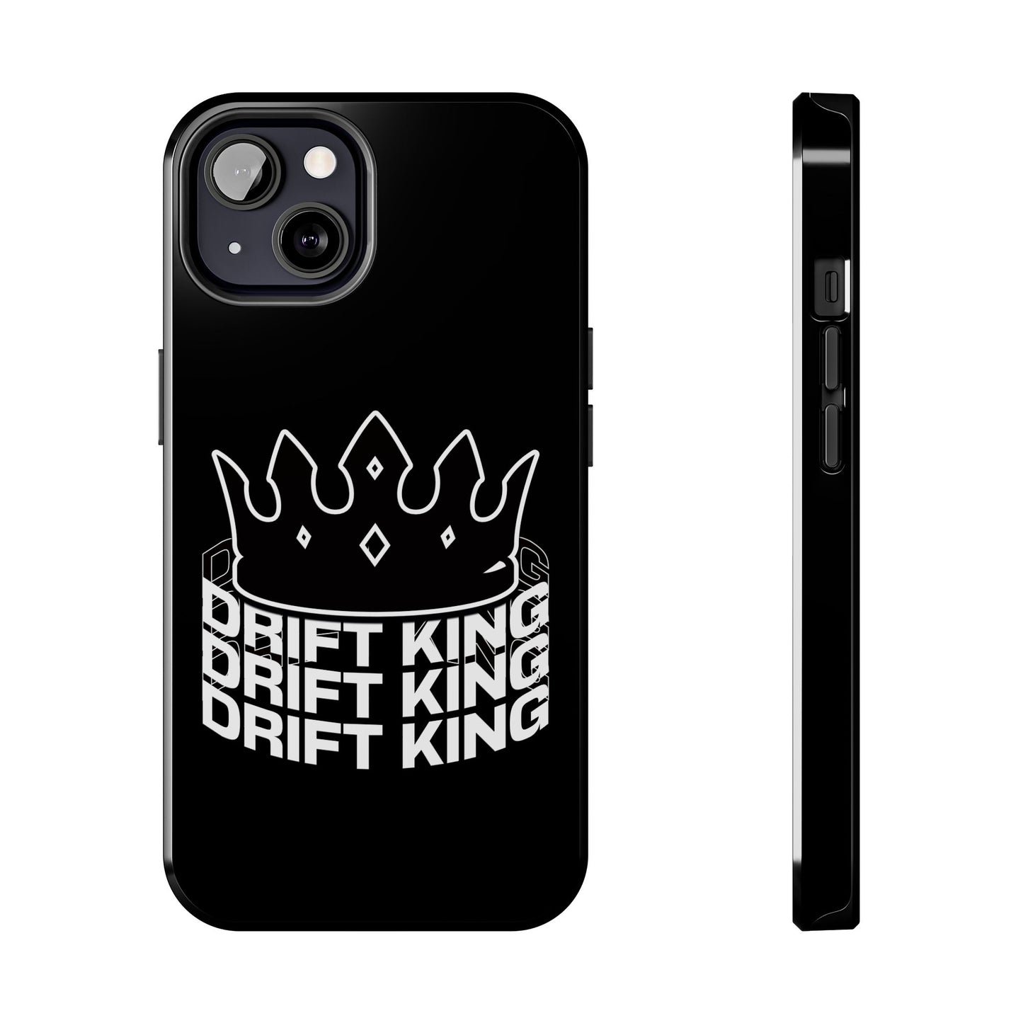 Drift King crown iPhone phone case | Tough Phone Case, racing typography iphone compatible