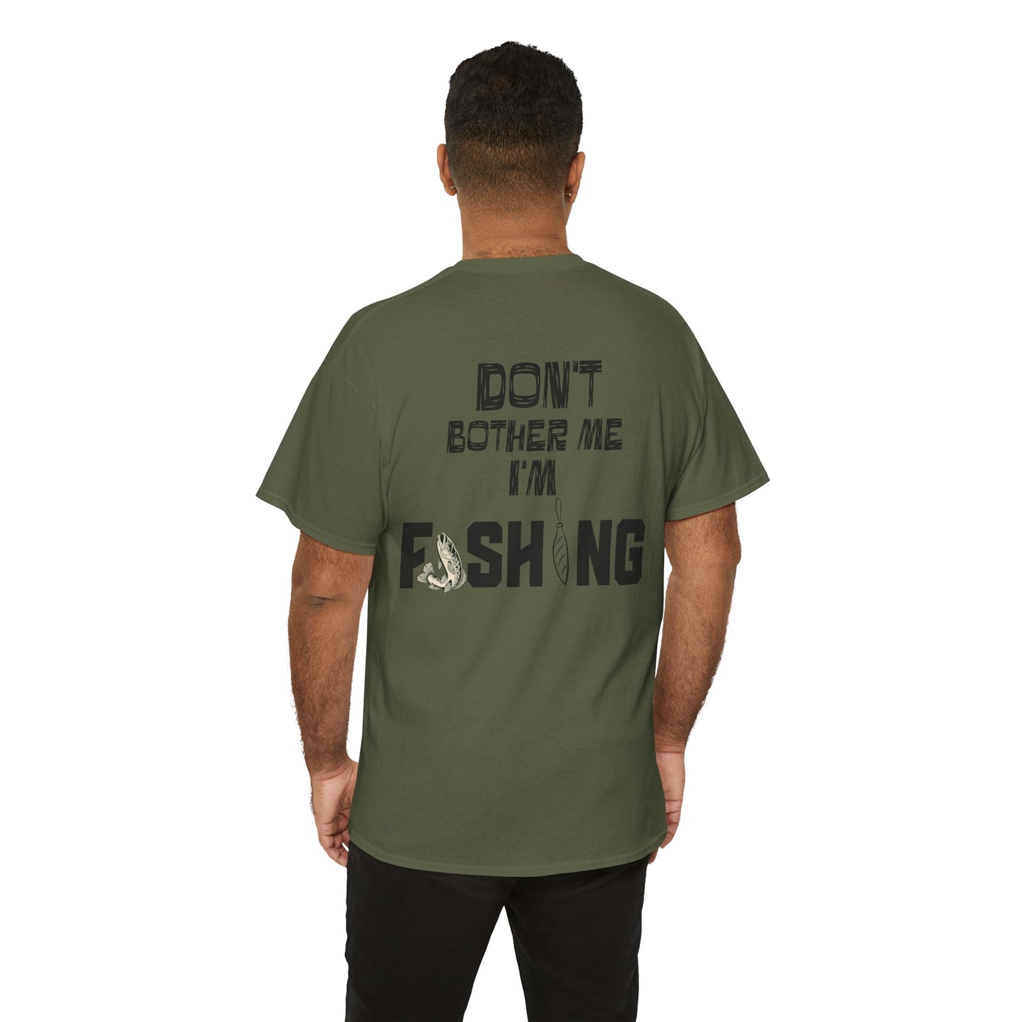 Don't Bother Me I'm Fishing T-Shirt | Fishing Graphic Tee, Fish Lure Design